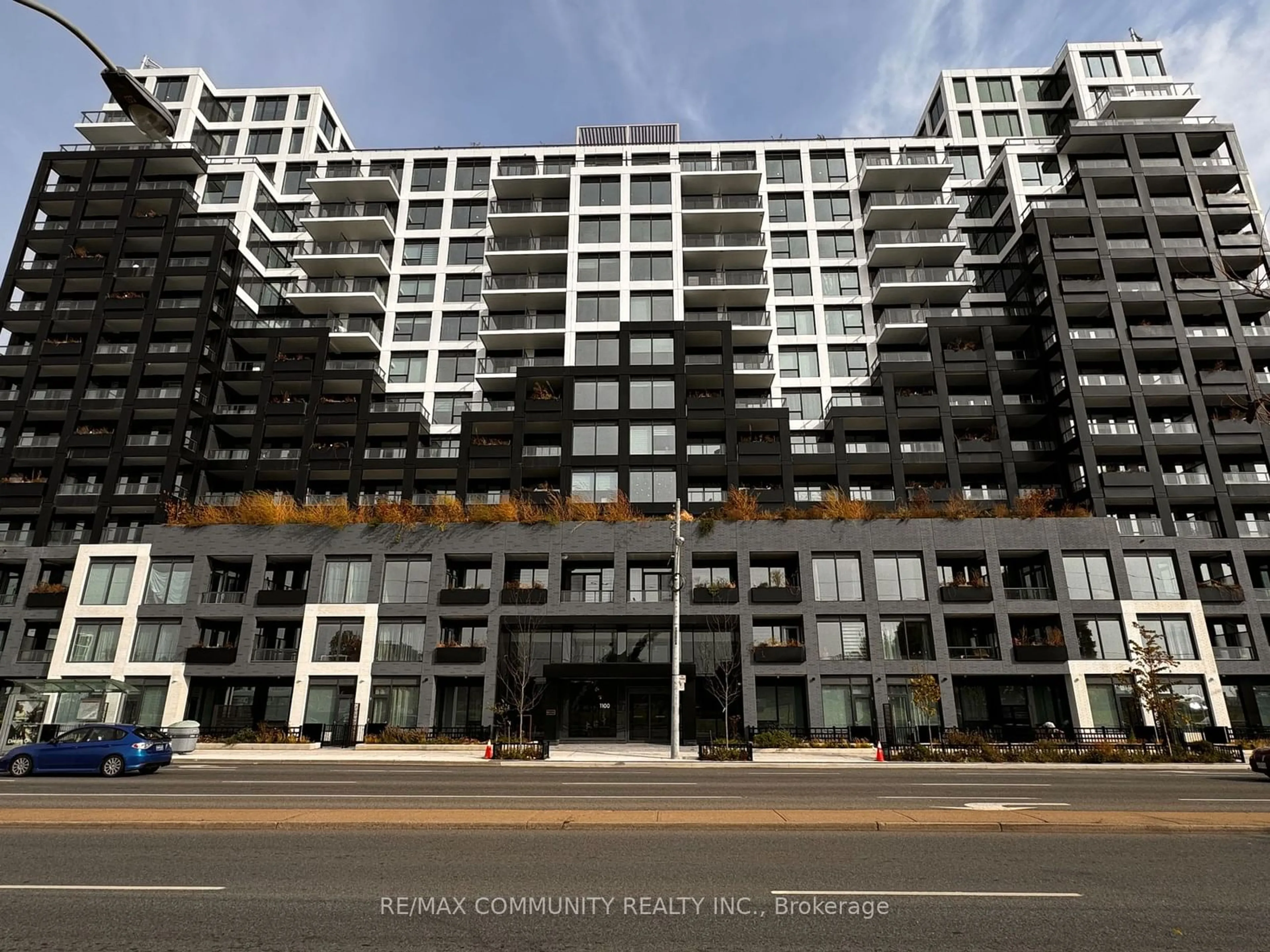 A pic from exterior of the house or condo, the front or back of building for 1100 Sheppard Ave #1136, Toronto Ontario M3K 0E4