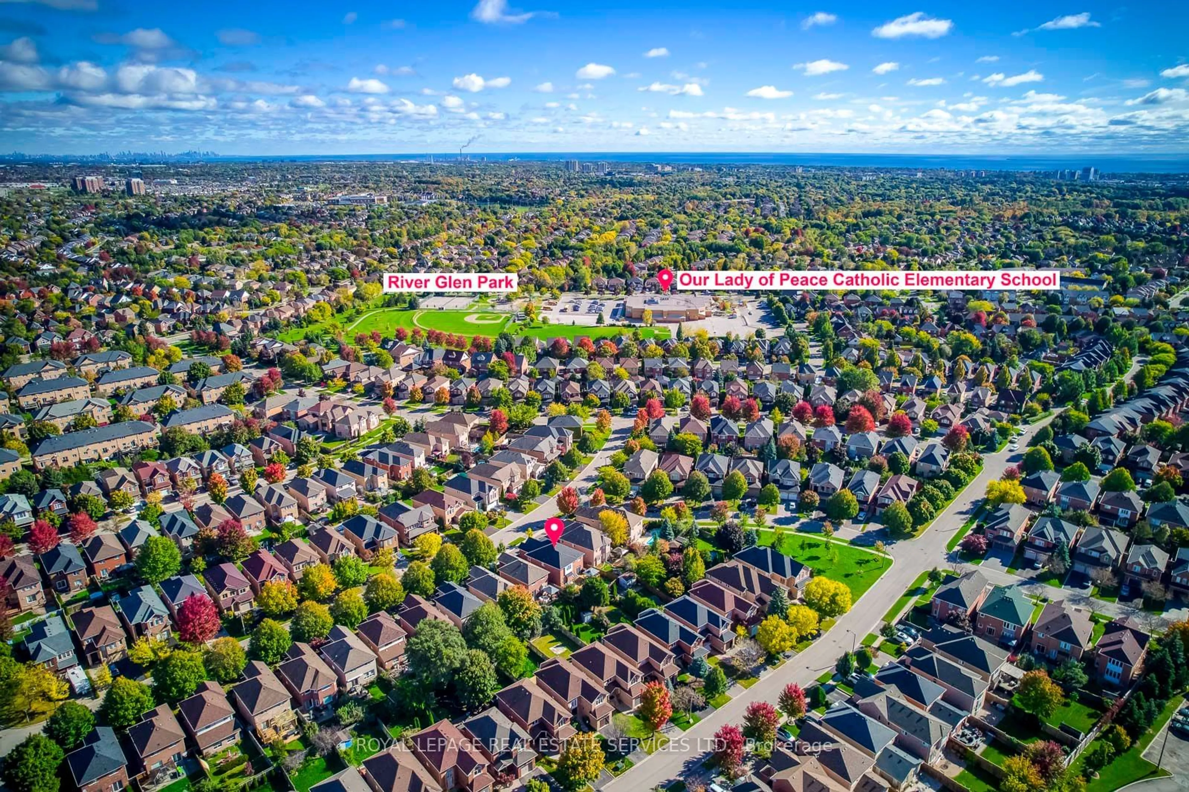 A pic from exterior of the house or condo, the street view for 2484 Logan Ave, Oakville Ontario L6H 6S1