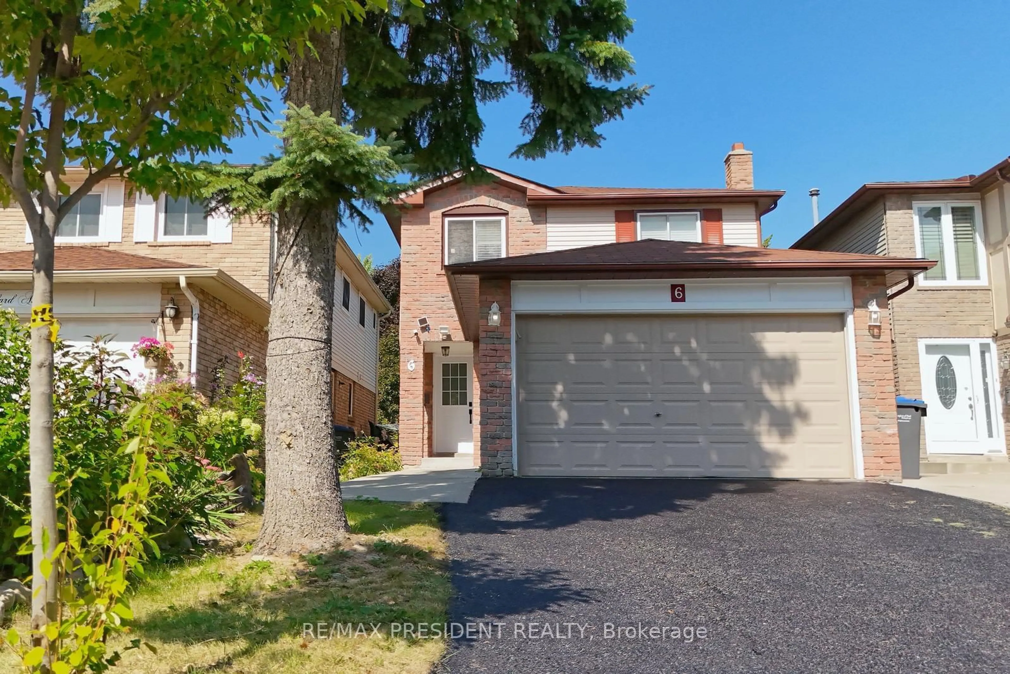 A pic from exterior of the house or condo, the street view for 6 Abelard Ave, Brampton Ontario L6Y 2K8