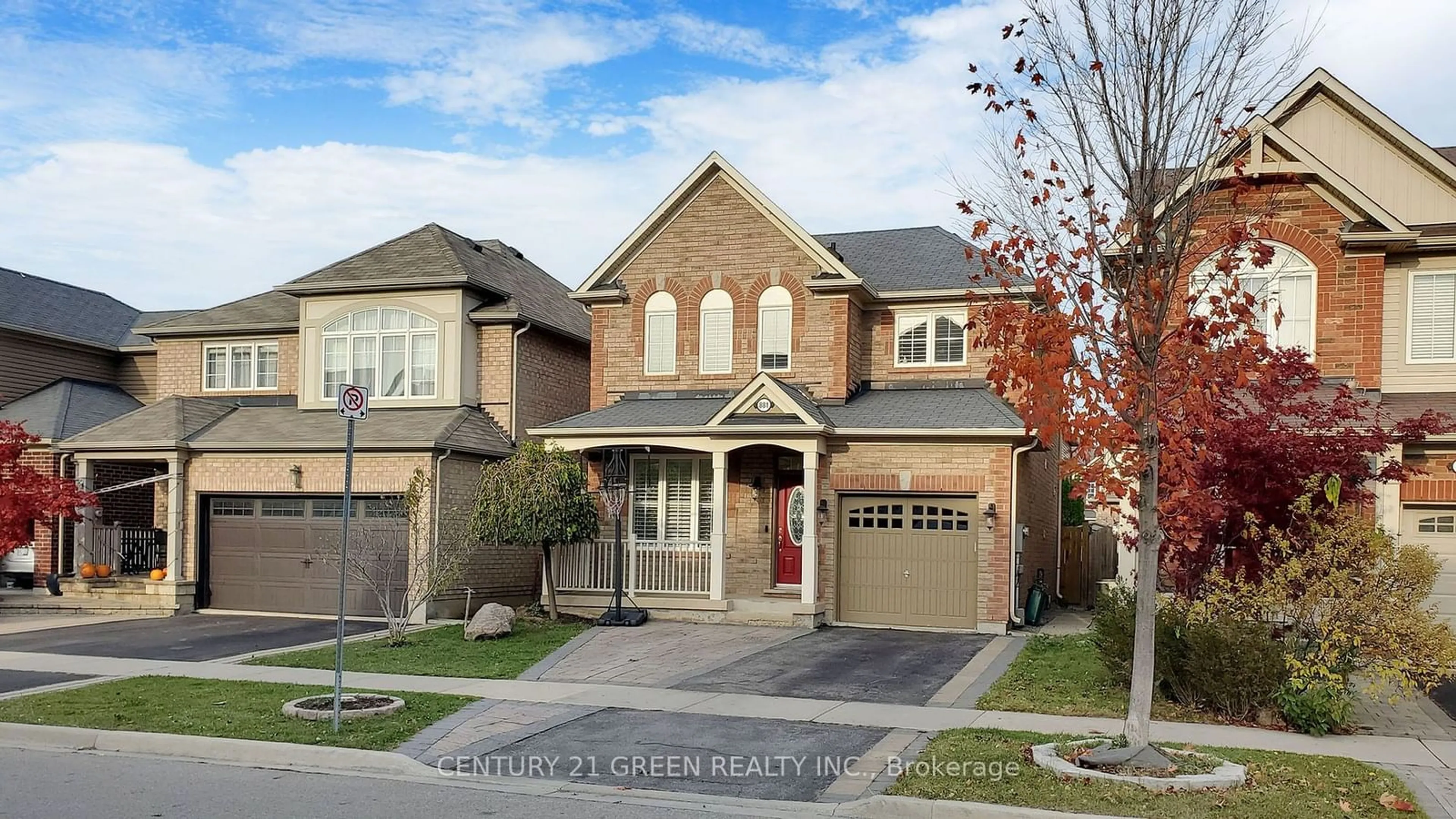 Home with brick exterior material for 881 Minchin Way, Milton Ontario L9T 7T7