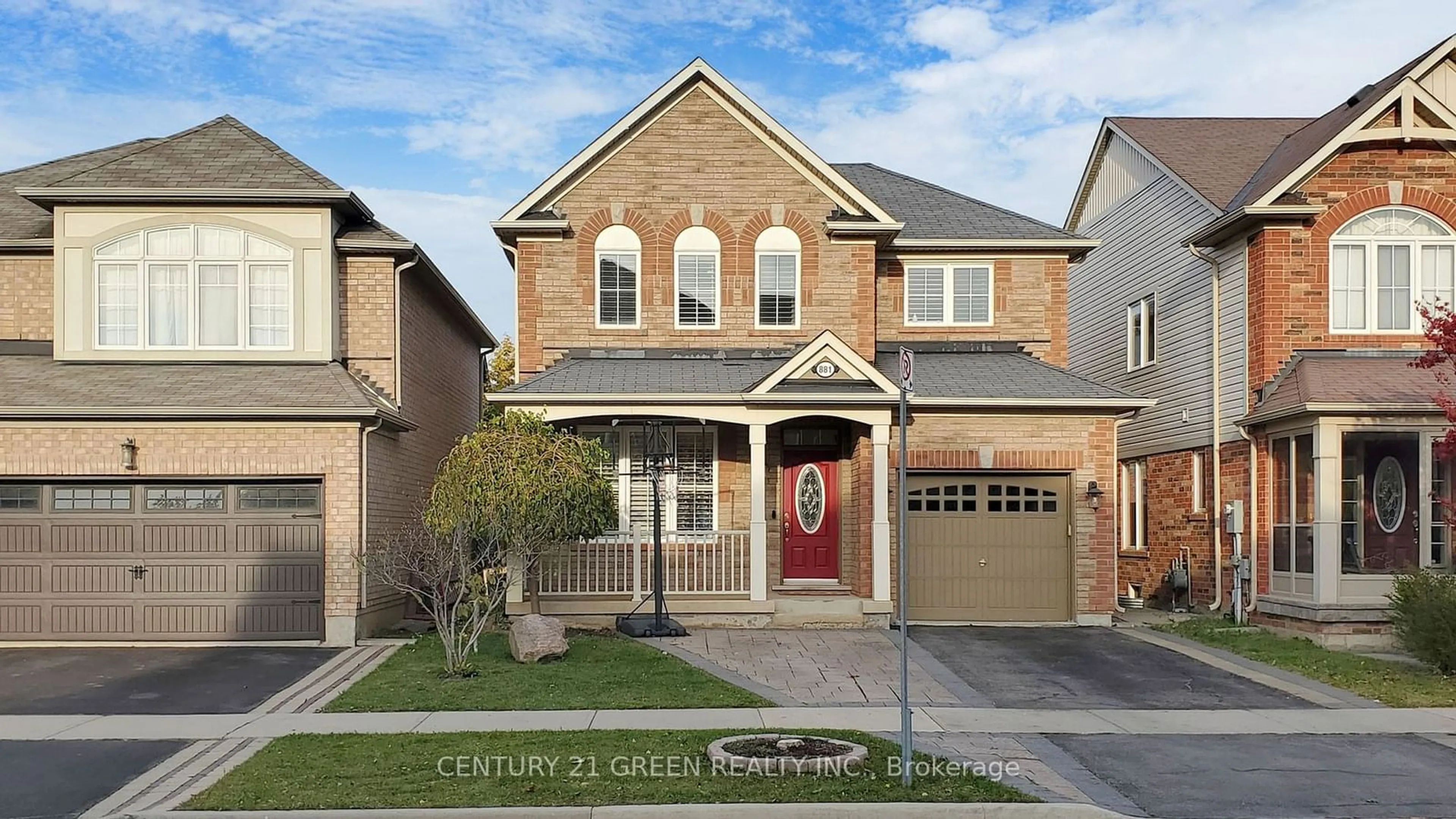 Home with brick exterior material for 881 Minchin Way, Milton Ontario L9T 7T7