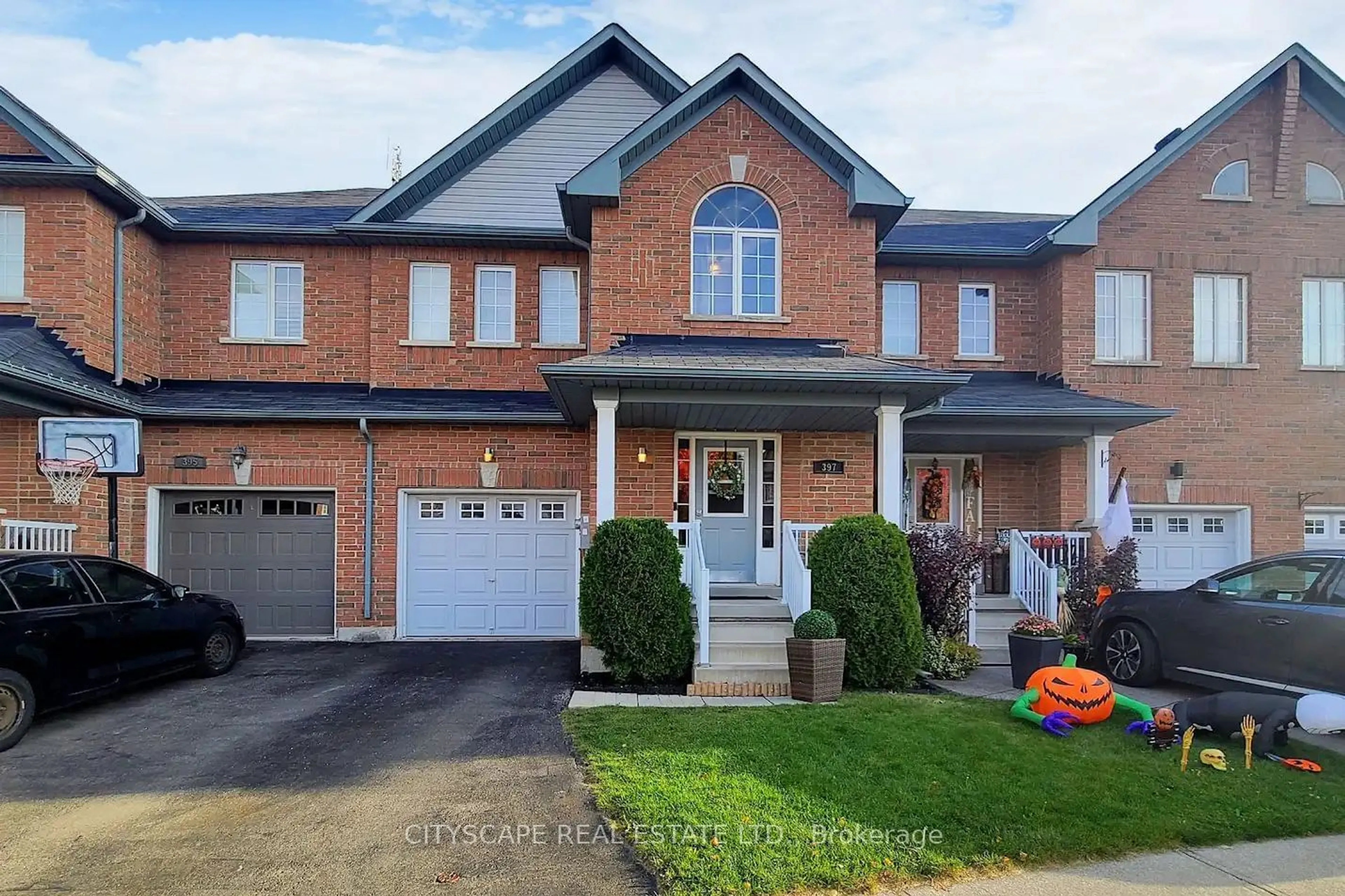 Home with brick exterior material for 397 Bussel Cres, Milton Ontario L9T 0W6