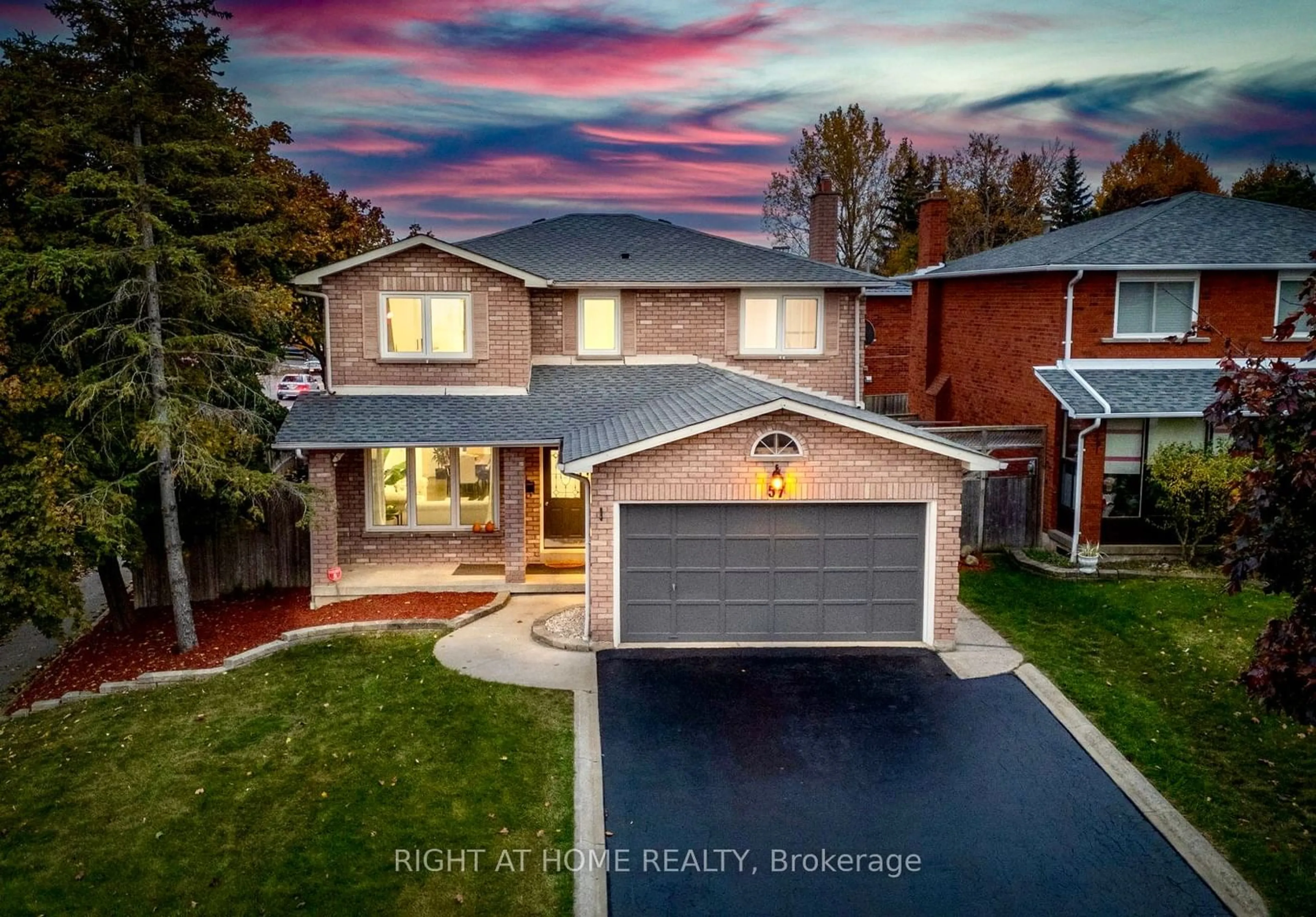 Frontside or backside of a home, the street view for 57 Wexford Rd, Brampton Ontario L6Z 2W4