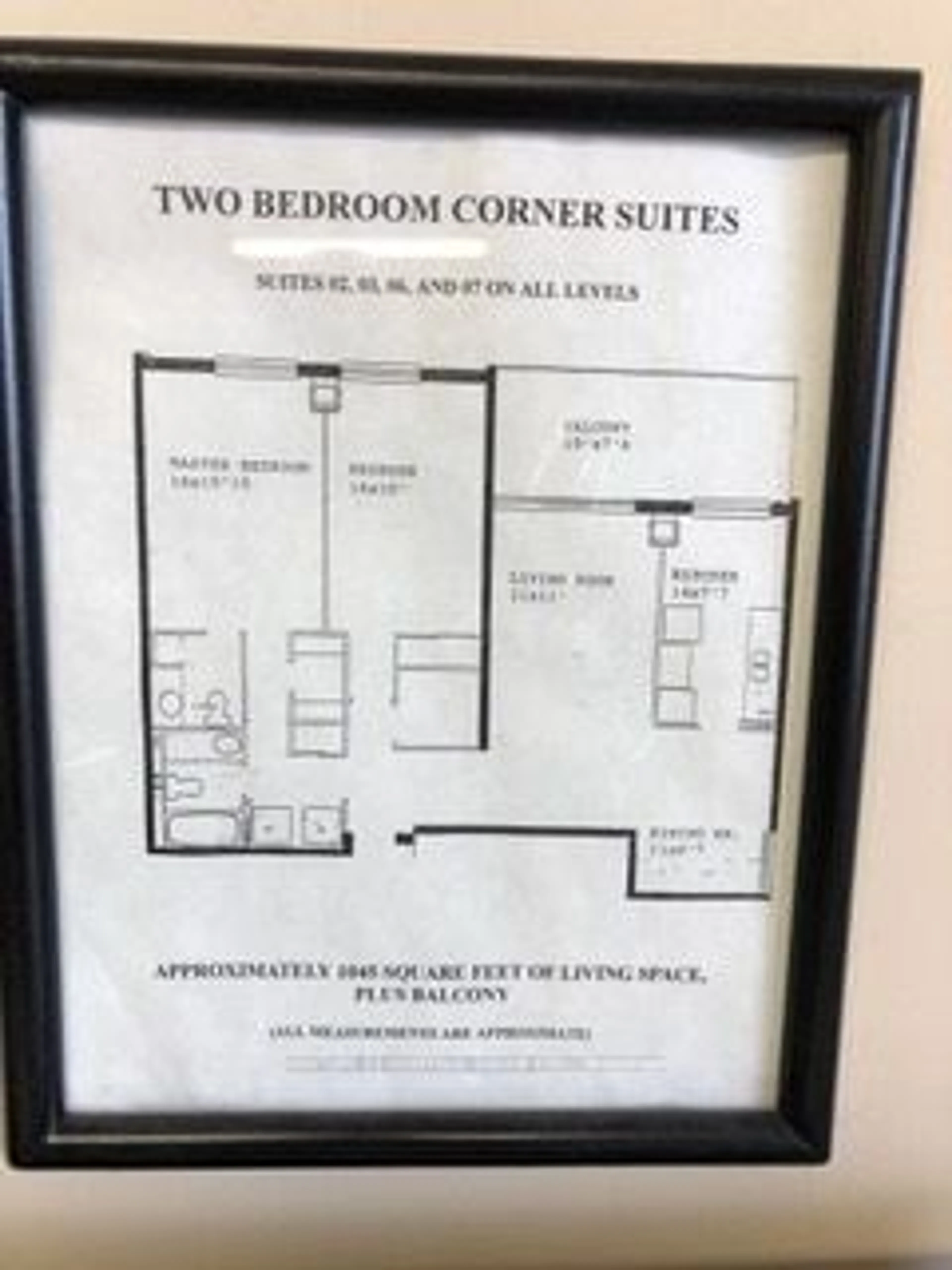 Floor plan for 1415 Ghent Ave #402, Burlington Ontario L7S 1X4