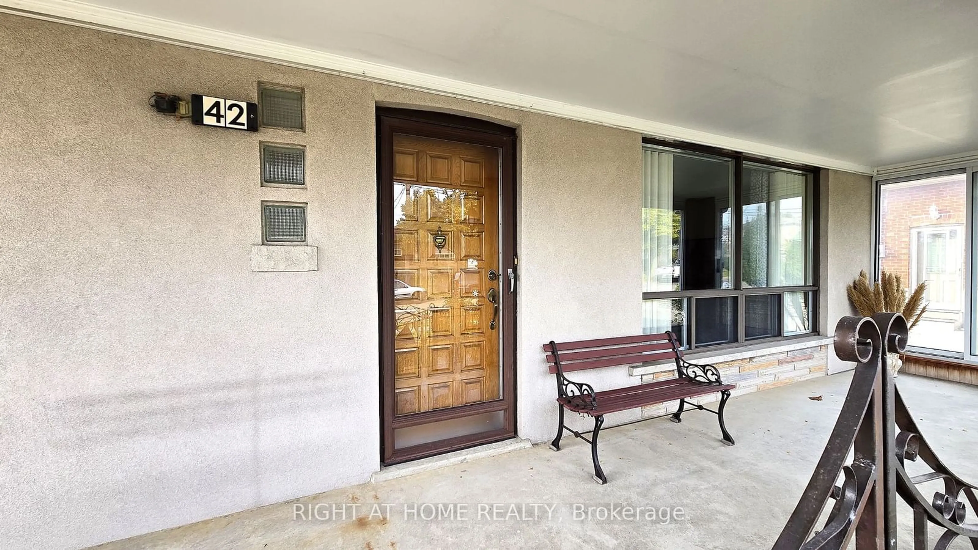 Indoor entryway, cement floor for 42 Montana Ave, Toronto Ontario M3M 1B6