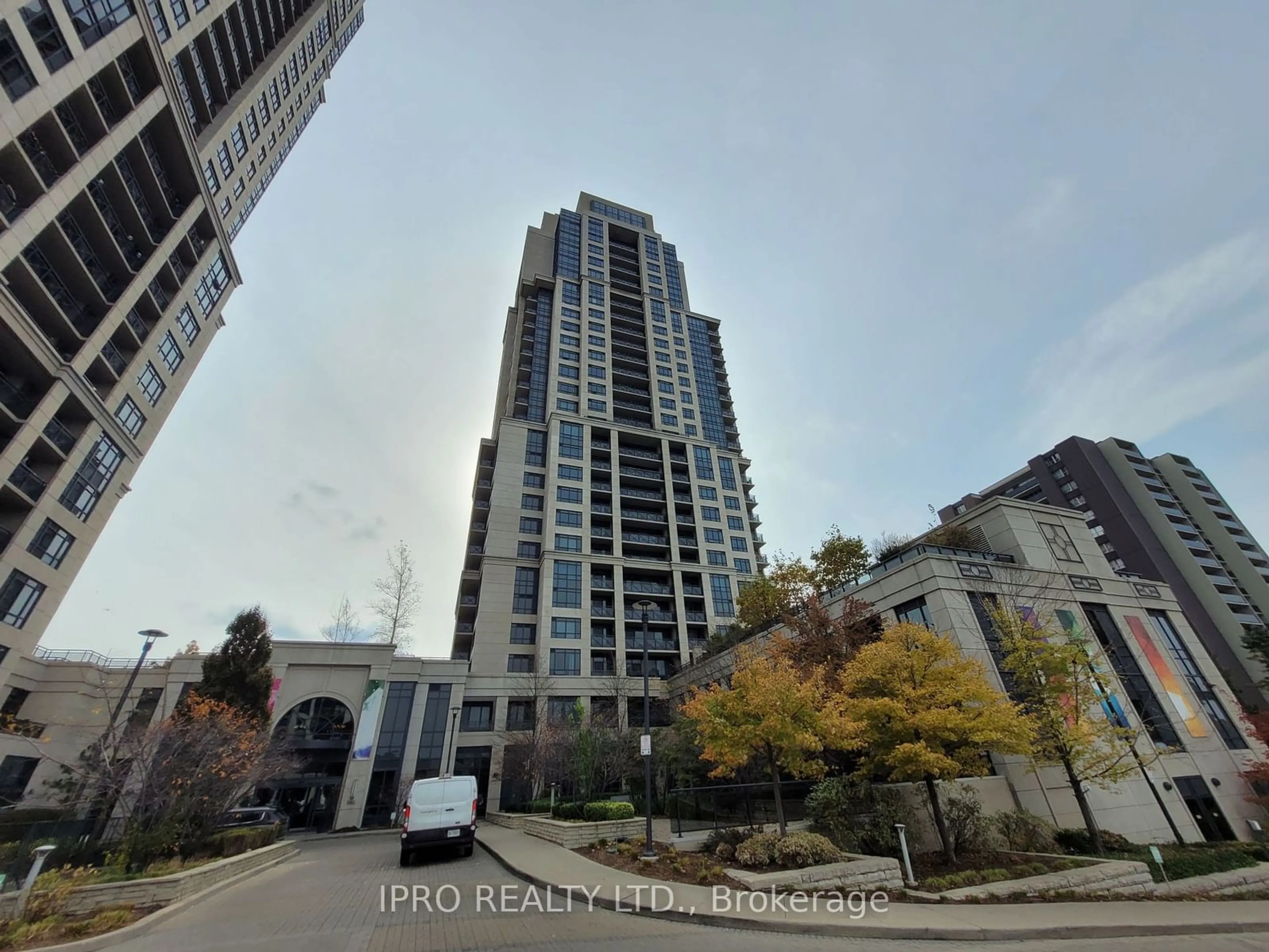 A pic from exterior of the house or condo, the street view for 2 Eva Rd #1723, Toronto Ontario M9C 0A9