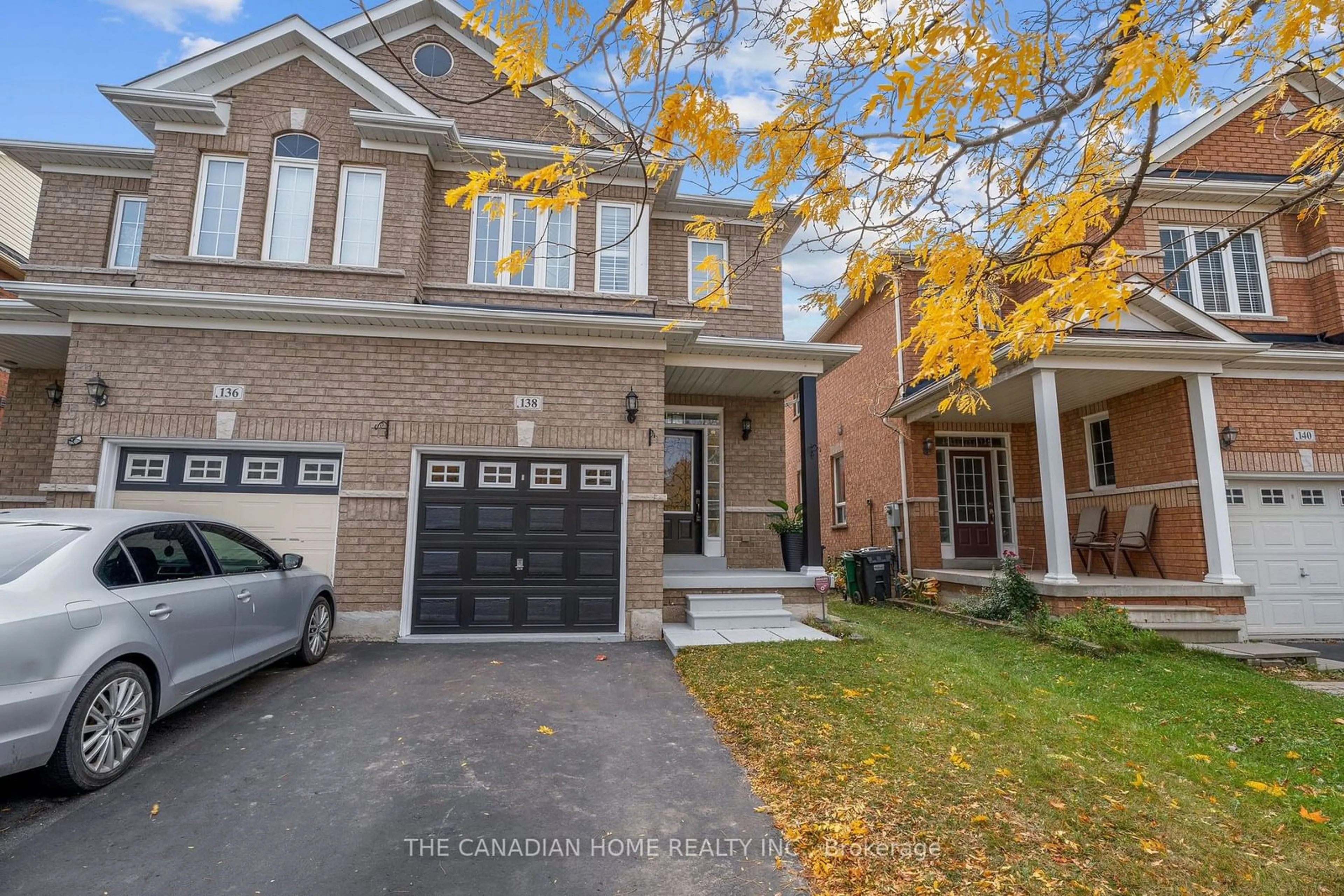 A pic from exterior of the house or condo, the street view for 138 Calm Waters Cres, Brampton Ontario L6V 4S2