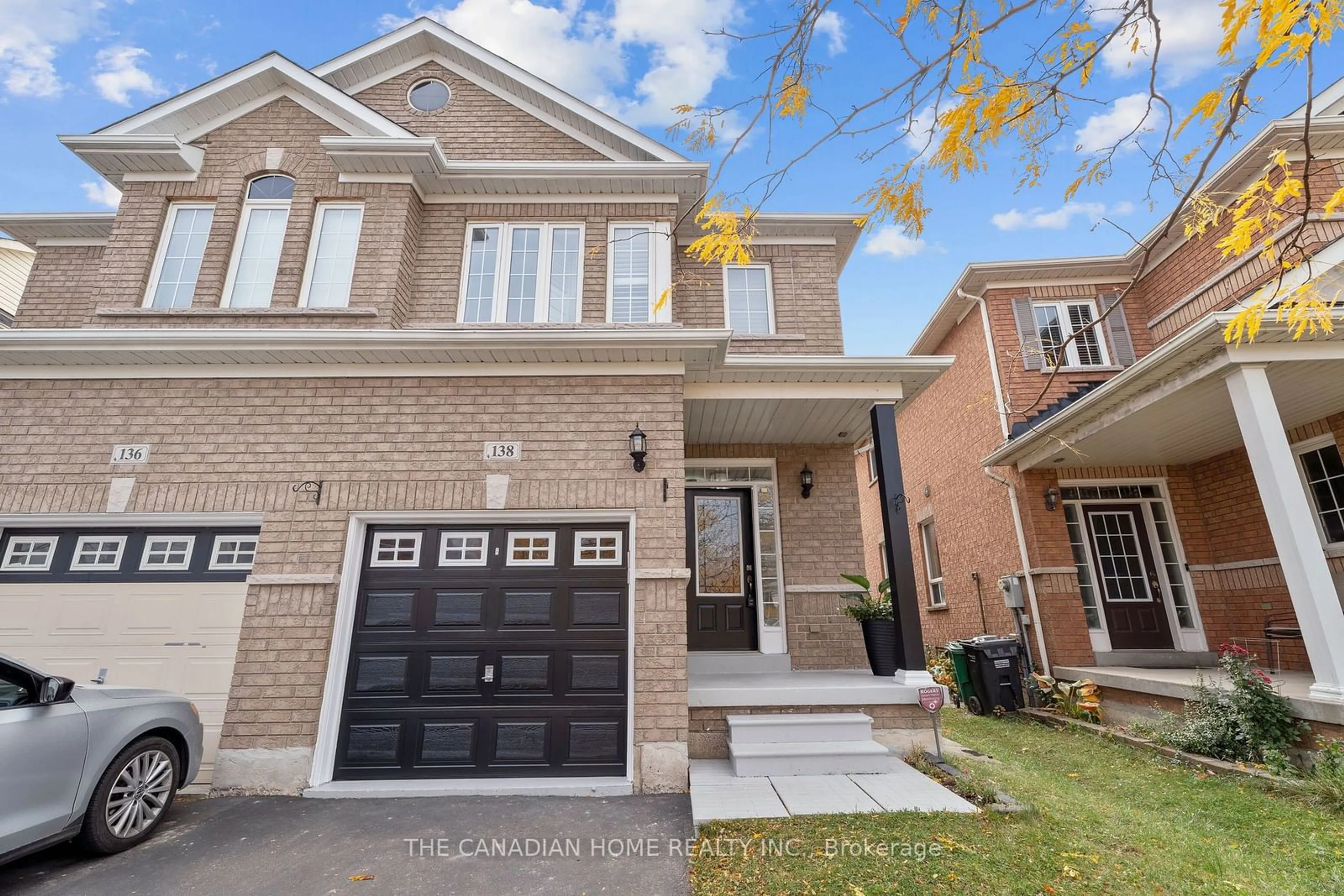 A pic from exterior of the house or condo, the street view for 138 Calm Waters Cres, Brampton Ontario L6V 4S2