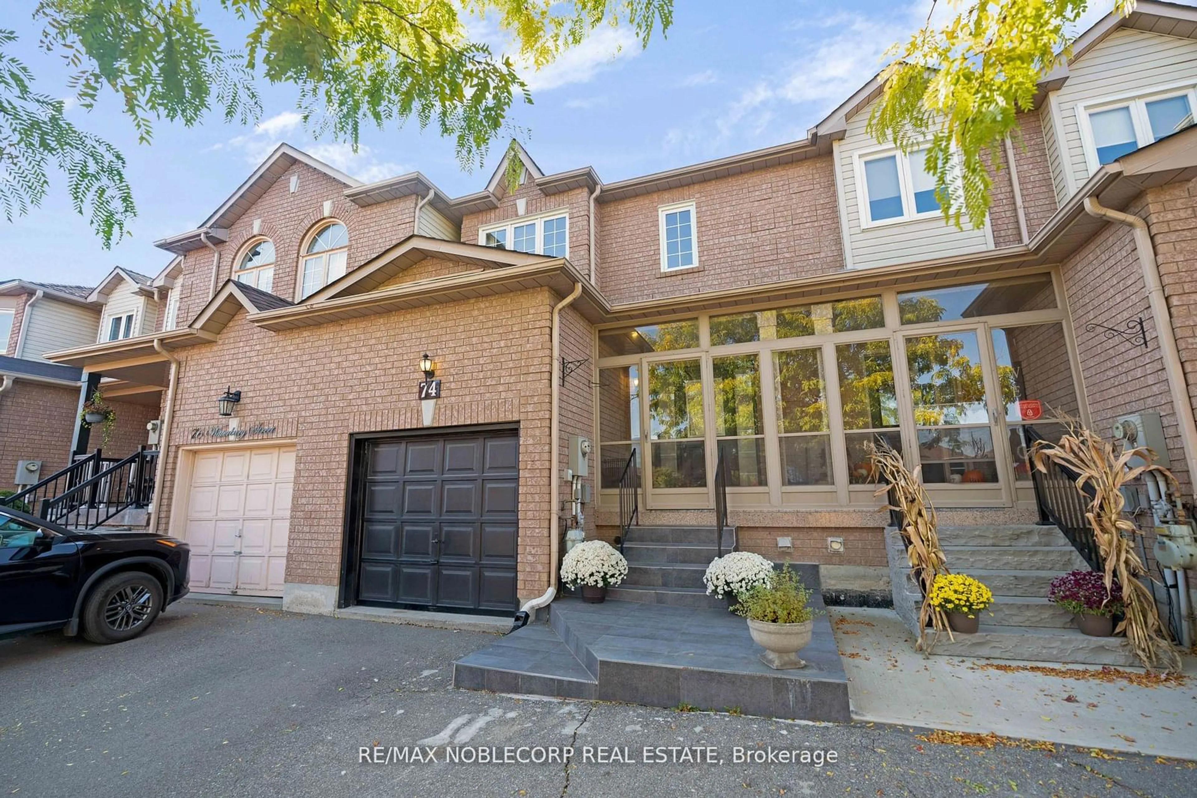 Home with brick exterior material for 74 Waterbury St, Caledon Ontario L7E 1X5