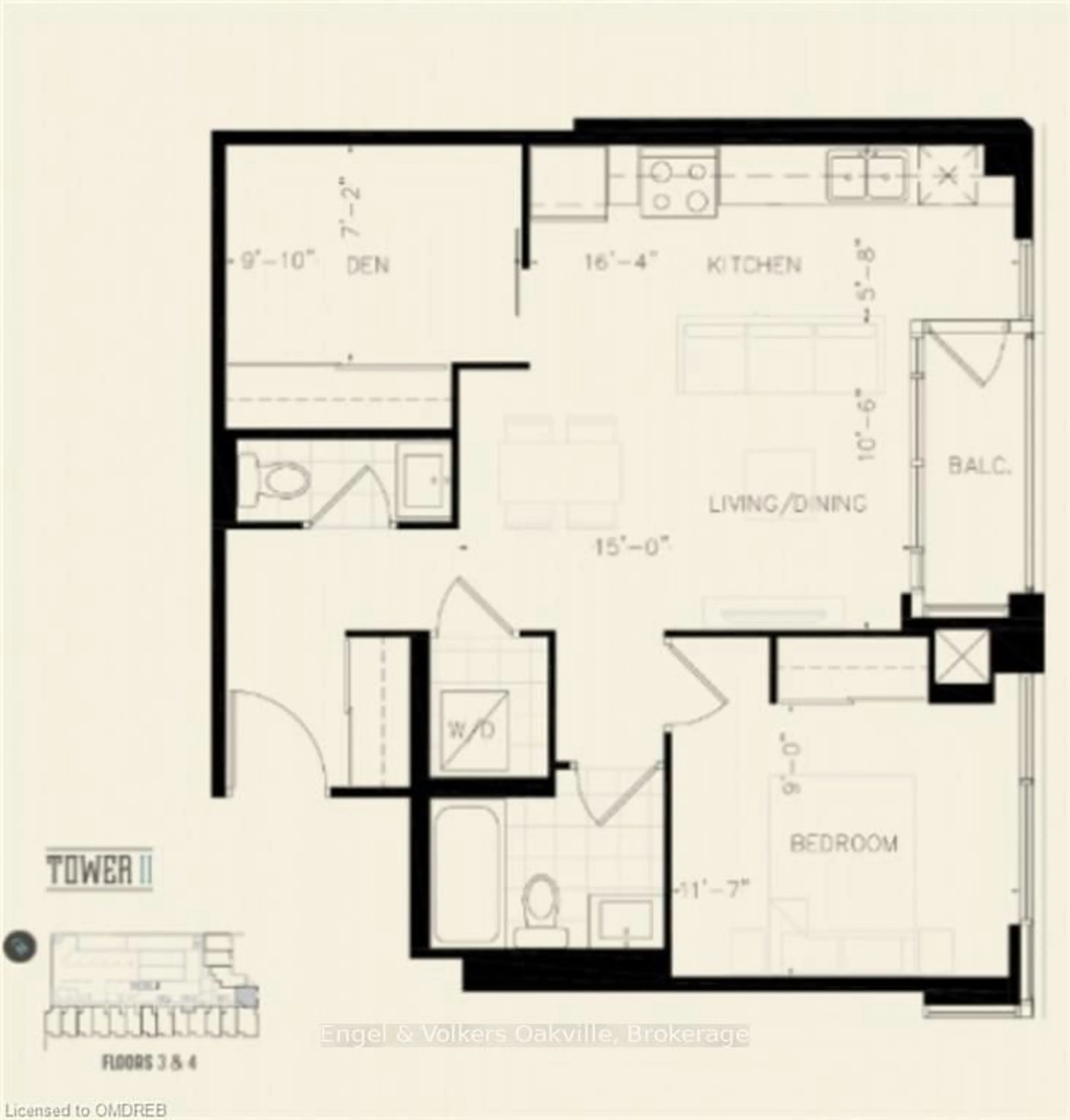 Floor plan for 2481 TAUNTON ROAD Rd #248, Oakville Ontario L6H 3R7