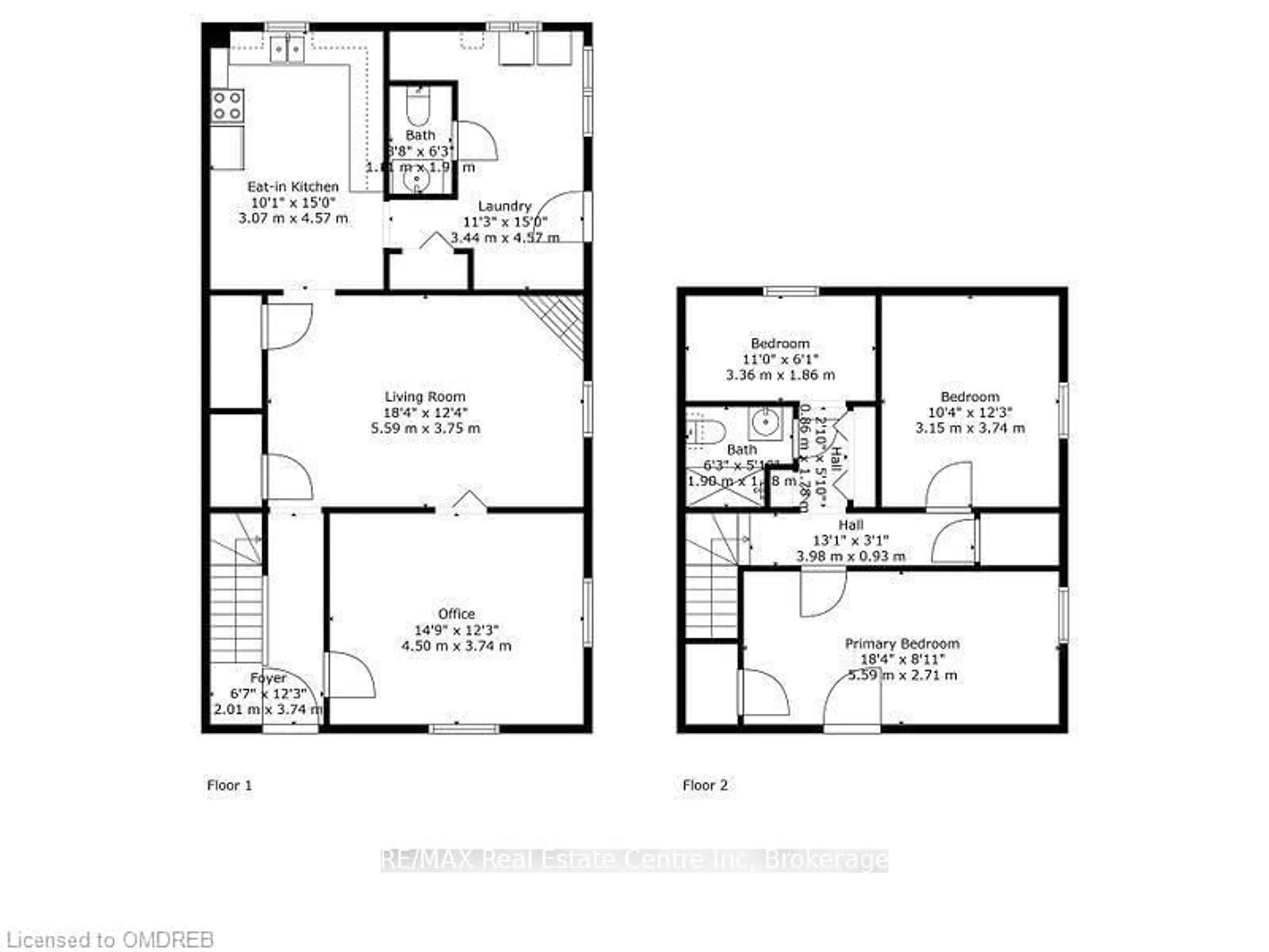 Floor plan for 14 NOBLE St, Halton Hills Ontario L0P 1K0