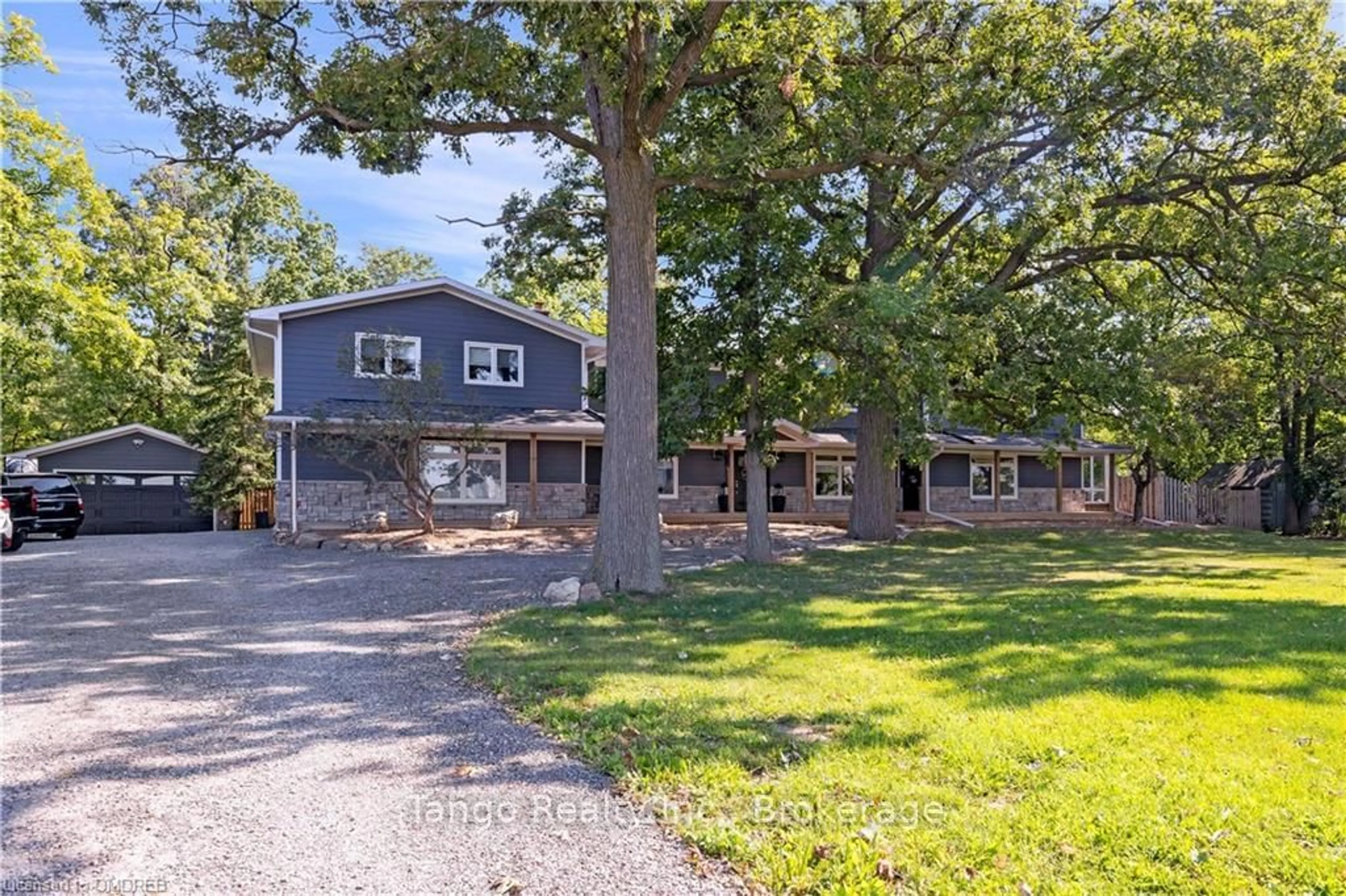 A pic from exterior of the house or condo, the fenced backyard for 6739 FIFTH Line, Milton Ontario L9E 0E9