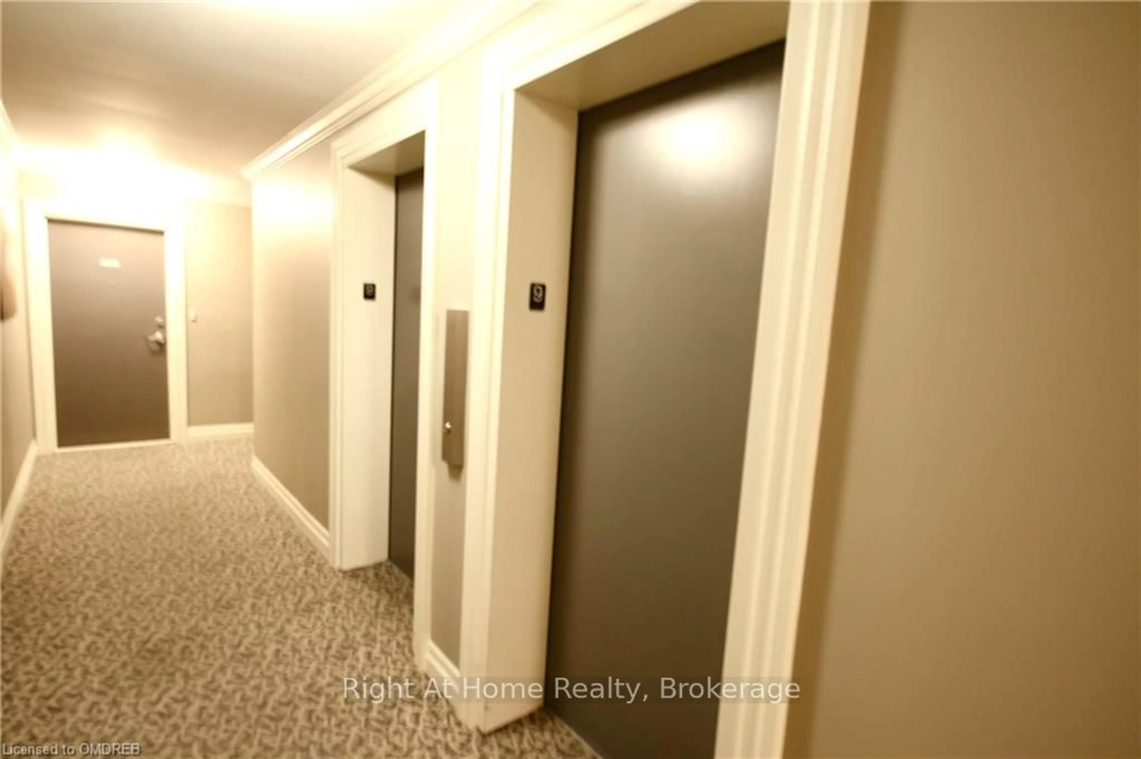 Indoor entryway, carpet floors for 81 MILLSIDE Dr #901, Milton Ontario L9T 3X4