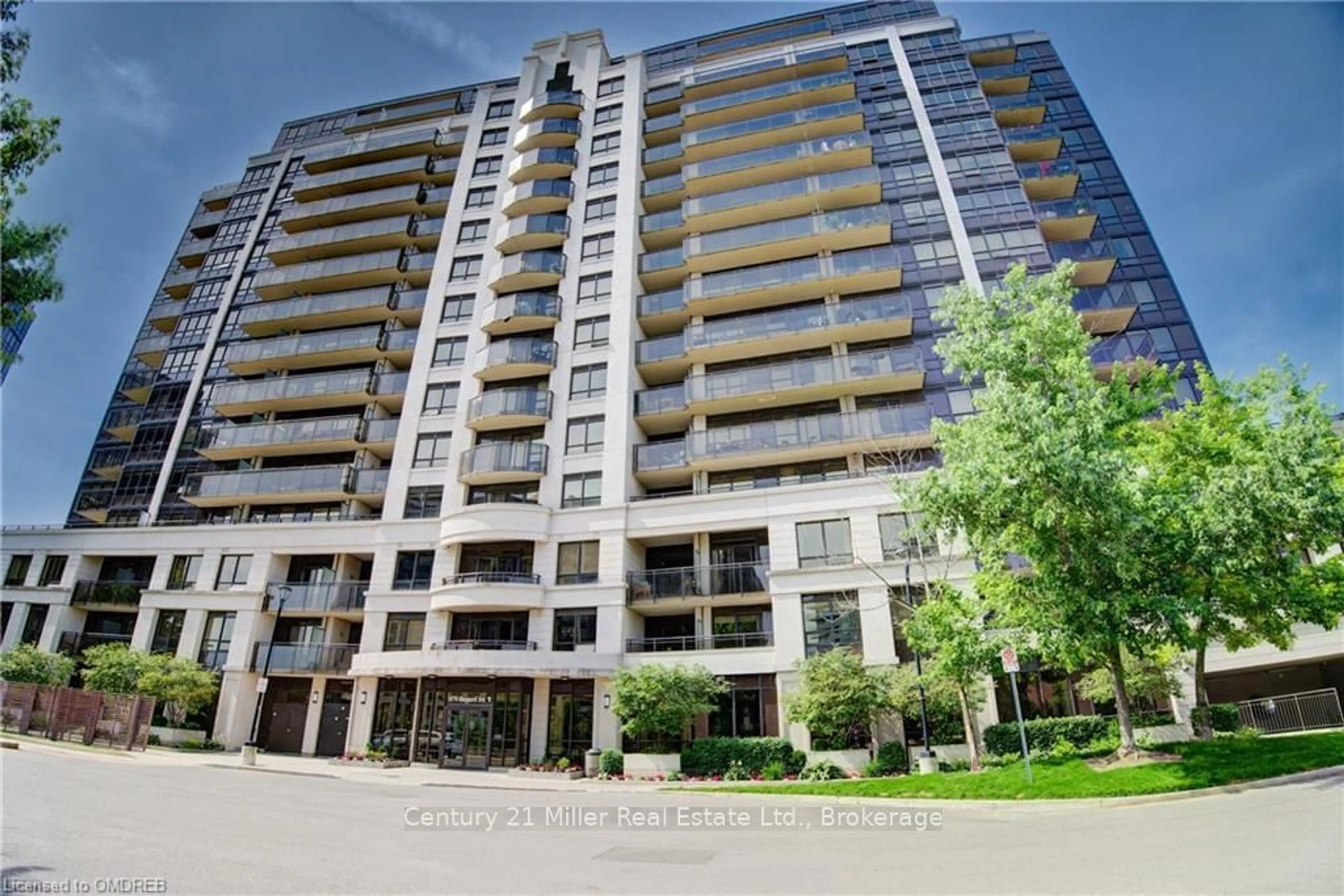 A pic from exterior of the house or condo, the front or back of building for 1070 SHEPPARD Ave #611, Toronto Ontario M3J 0G8