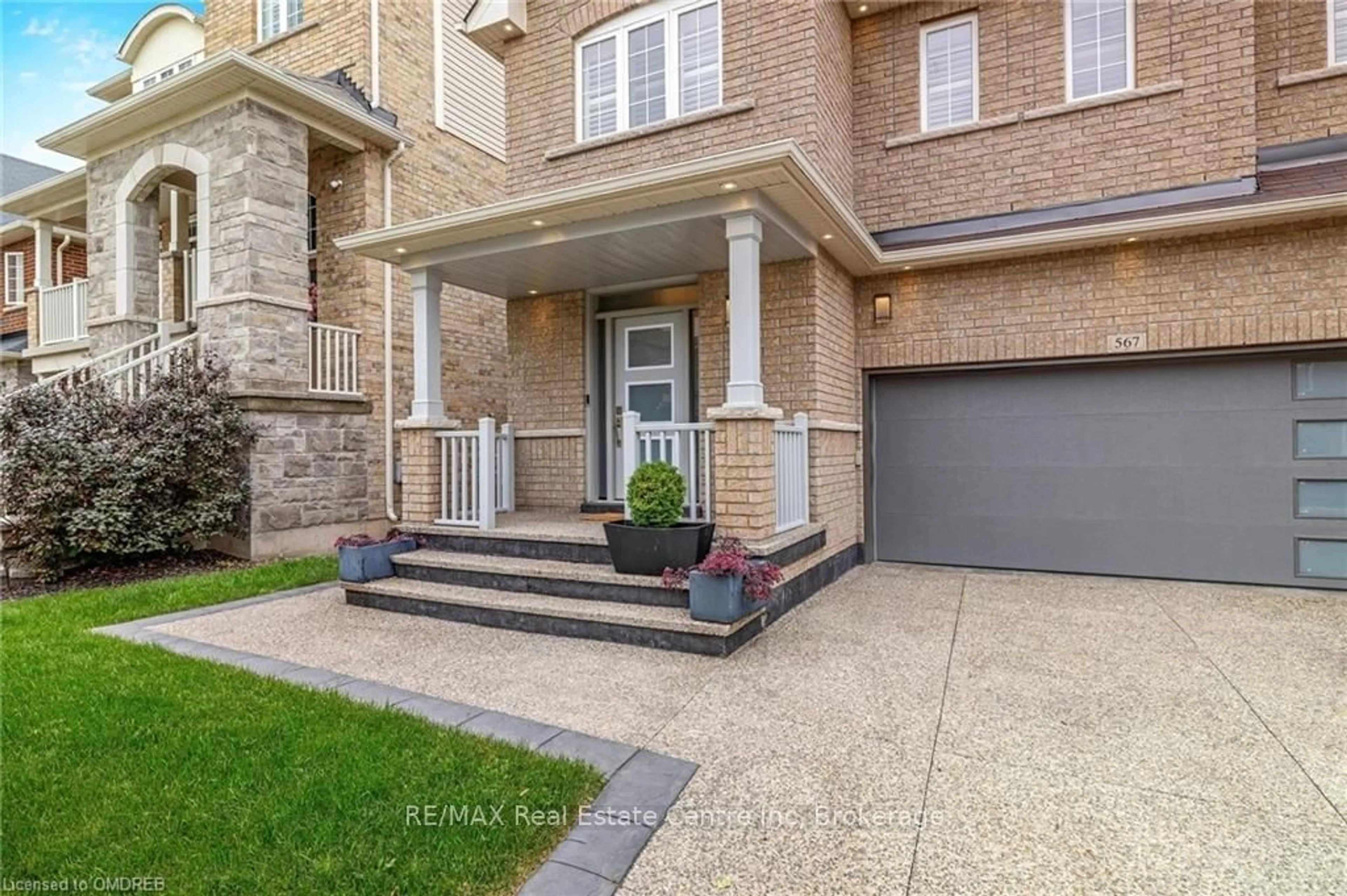 Home with brick exterior material for 567 SANDERSON Cres, Milton Ontario L9T 8L9