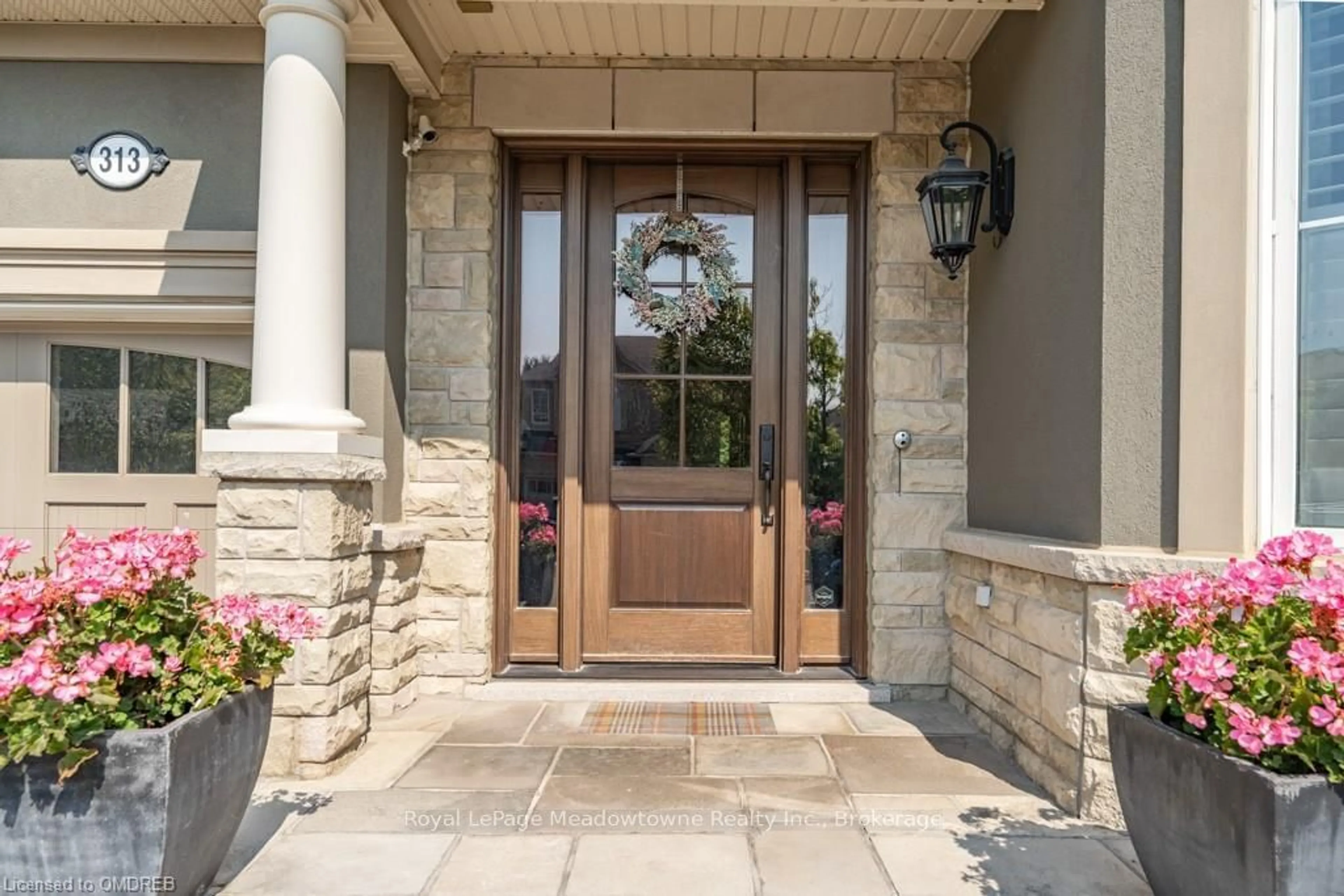 Indoor entryway, wood floors for 313 PEREGRINE Way, Milton Ontario L9T 7N6