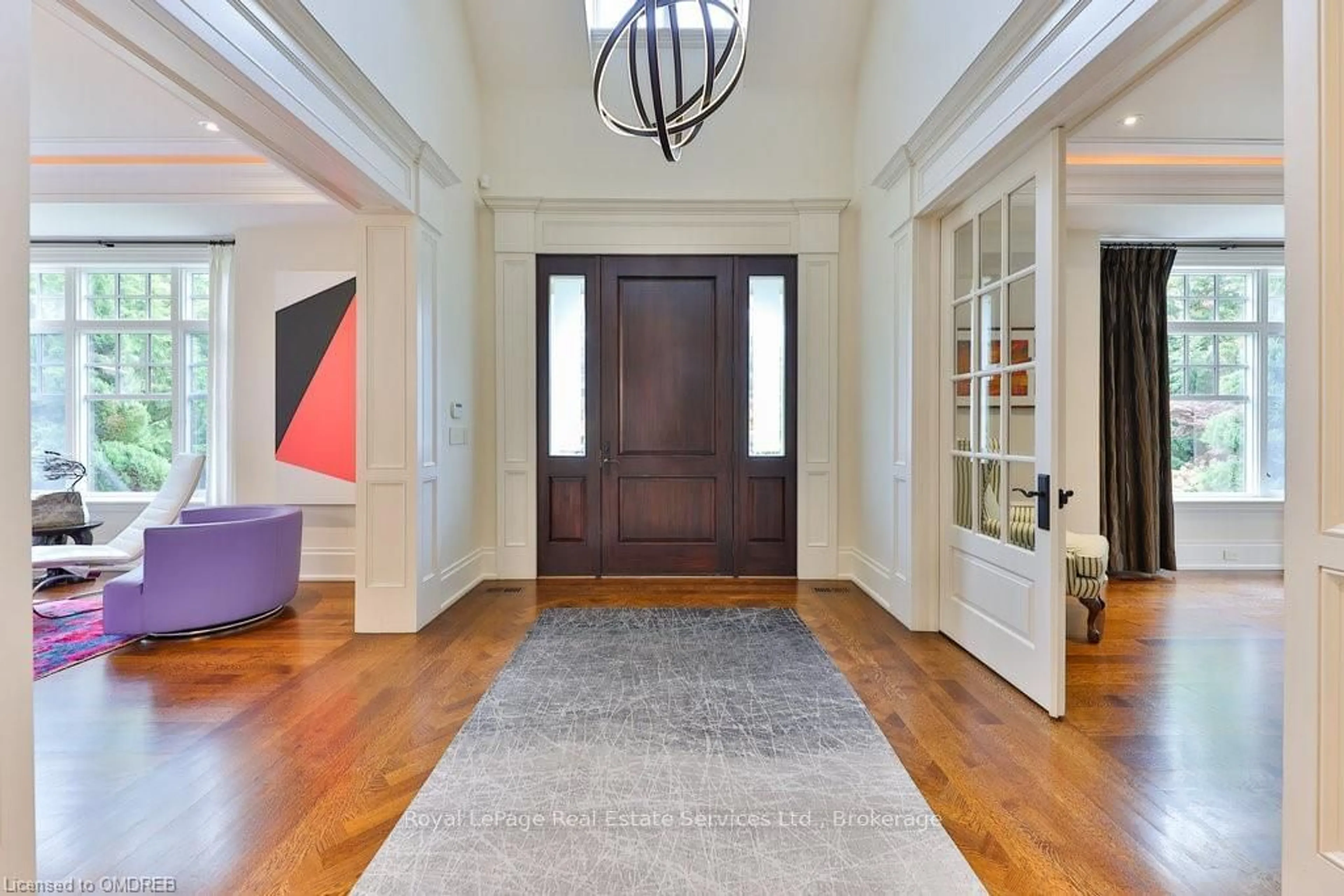 Indoor entryway, wood floors for 64 BRENTWOOD Rd, Oakville Ontario L6J 4B6