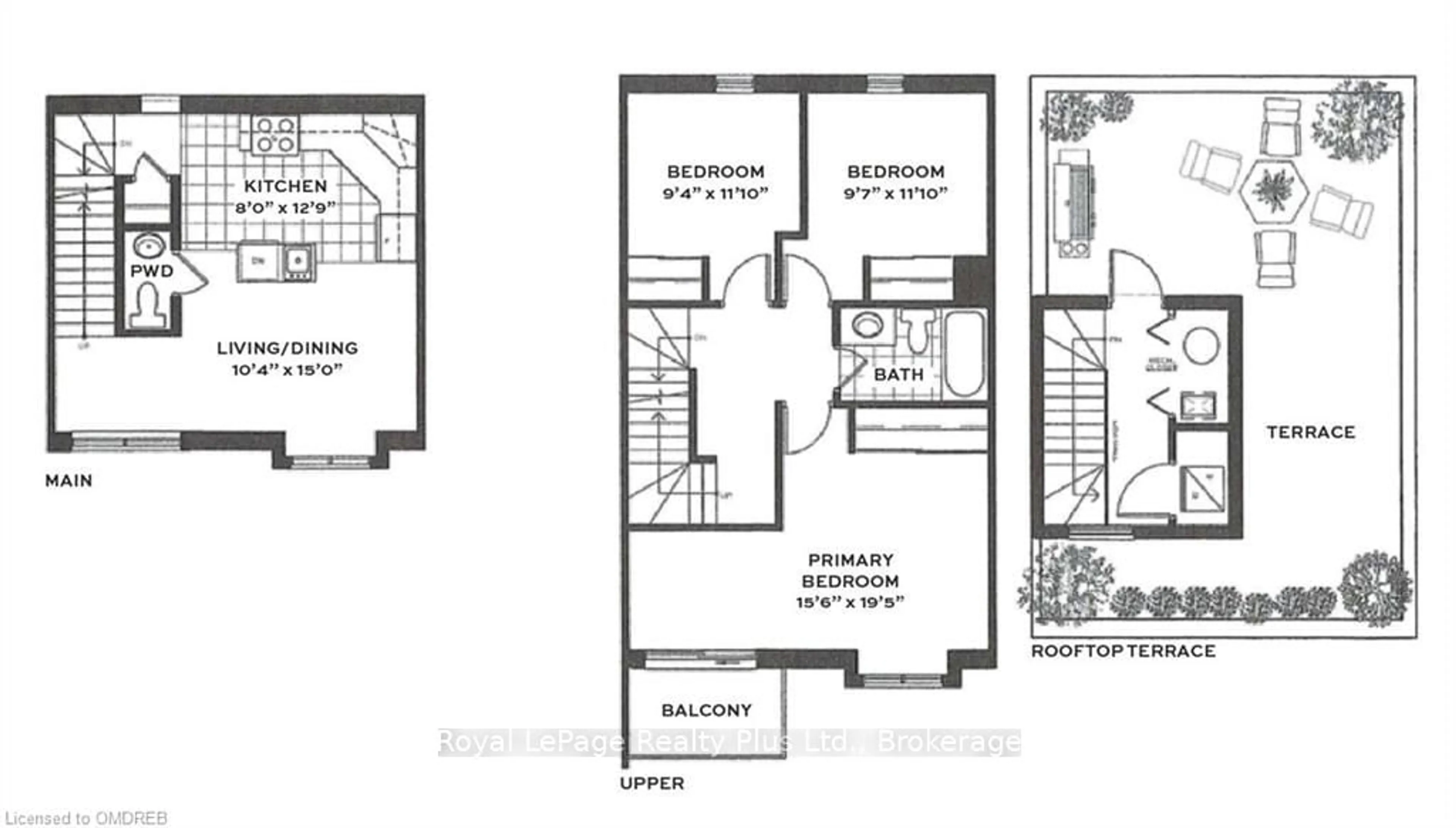 Floor plan for 721 LAWRENCE AVENUE WEST Ave #84, Toronto Ontario M6A 1B4