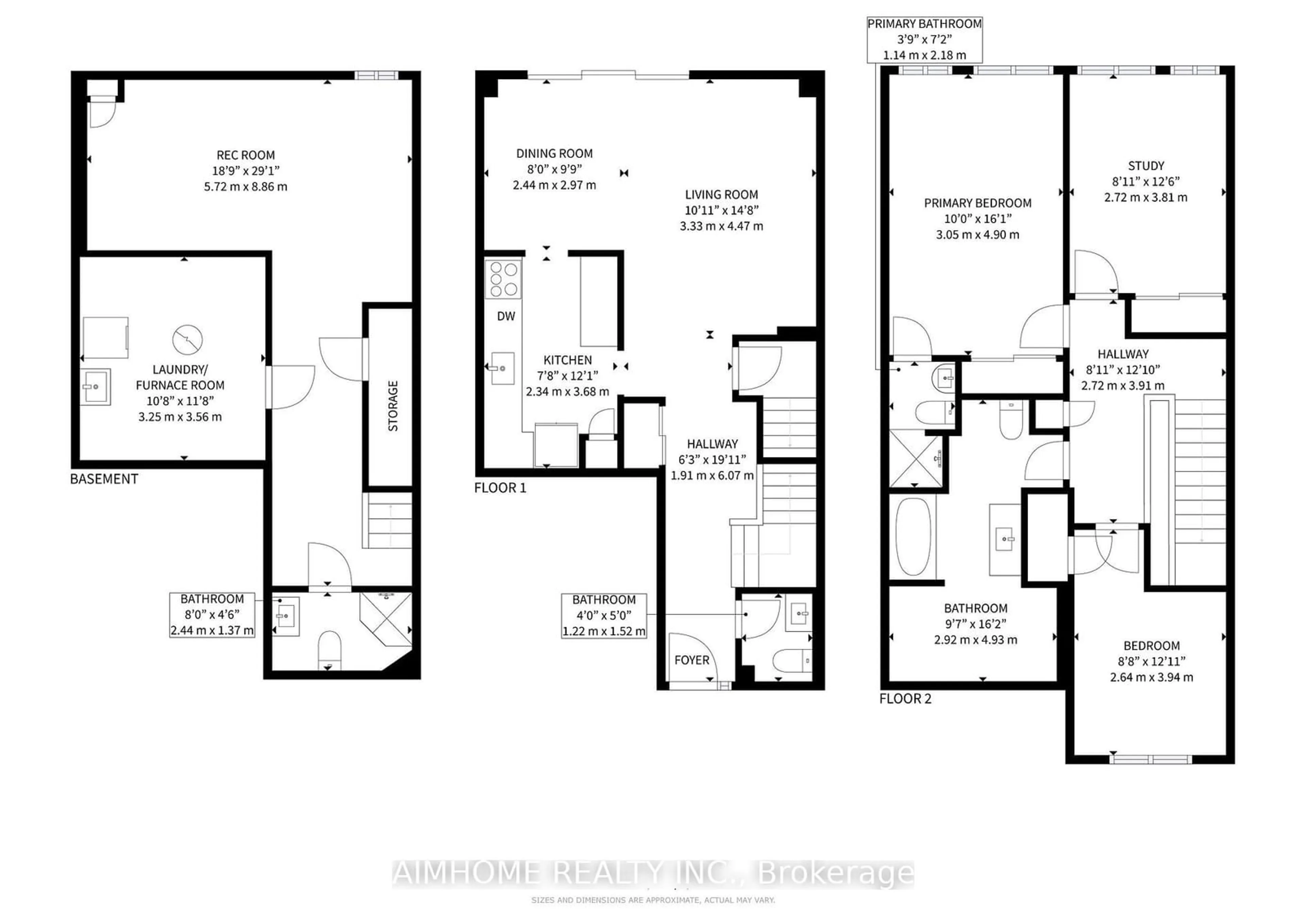 Floor plan for 4171 Glen Erin Dr #3, Mississauga Ontario L5L 2G3