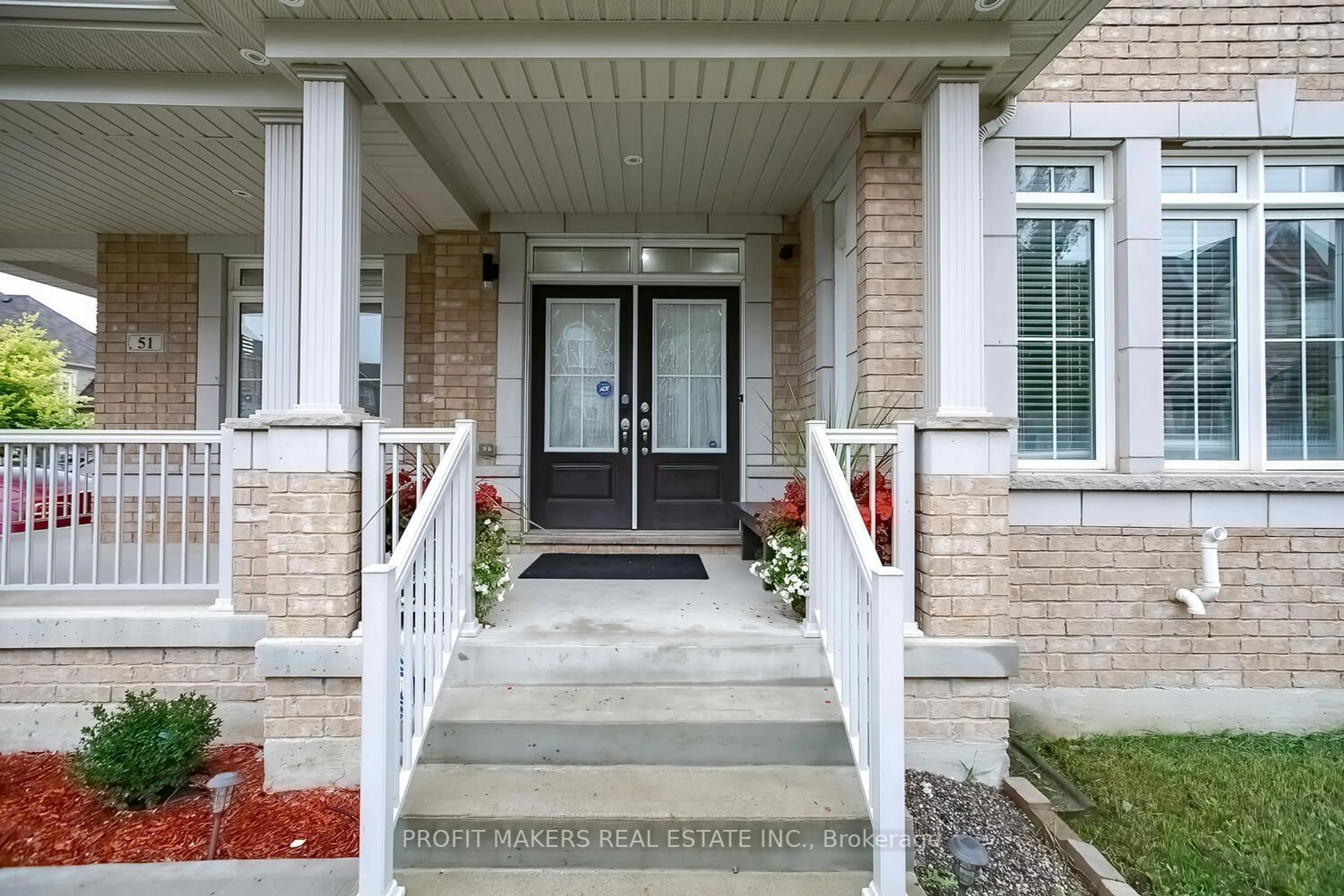 Indoor entryway, wood floors for 51 Aldersgate Dr, Brampton Ontario L7A 4A6