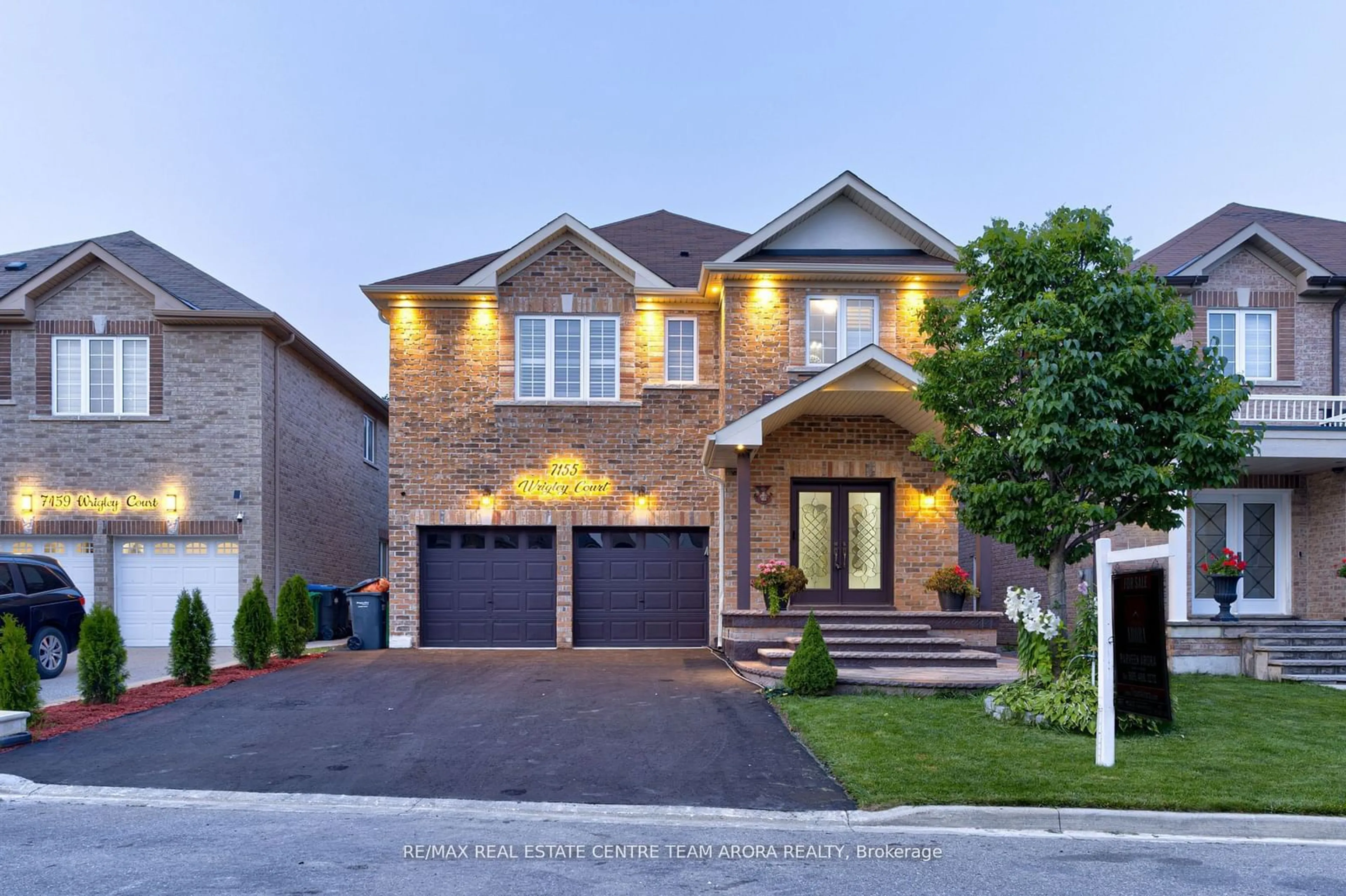 Home with brick exterior material for 7155 Wrigley Crt #Lot 42, Mississauga Ontario L5W 0C8