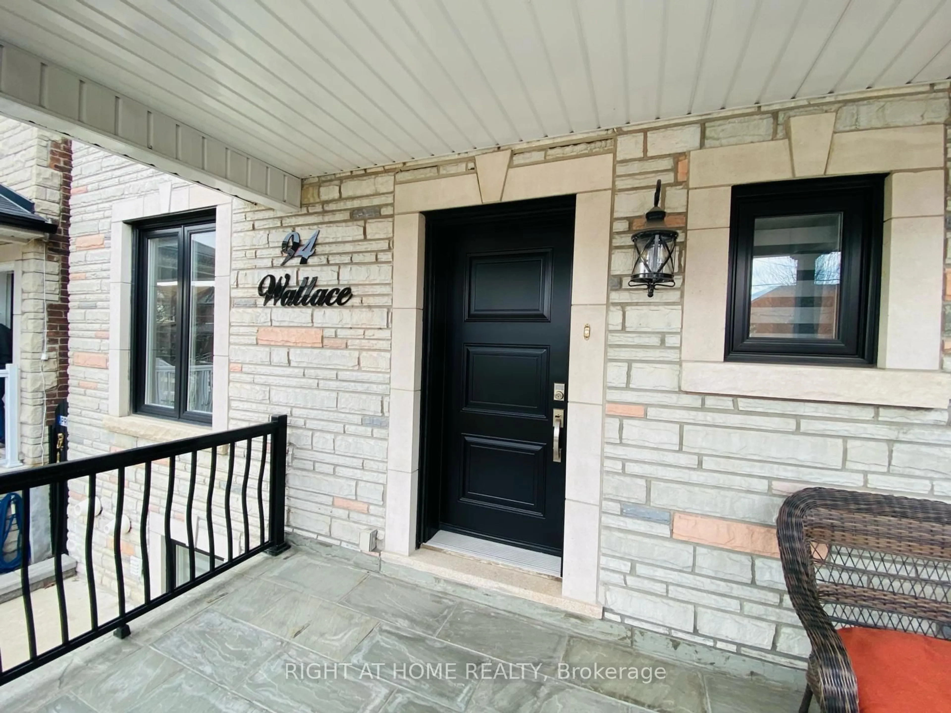 Indoor entryway, wood floors for 94 Wallace Ave, Toronto Ontario M6H 1T5