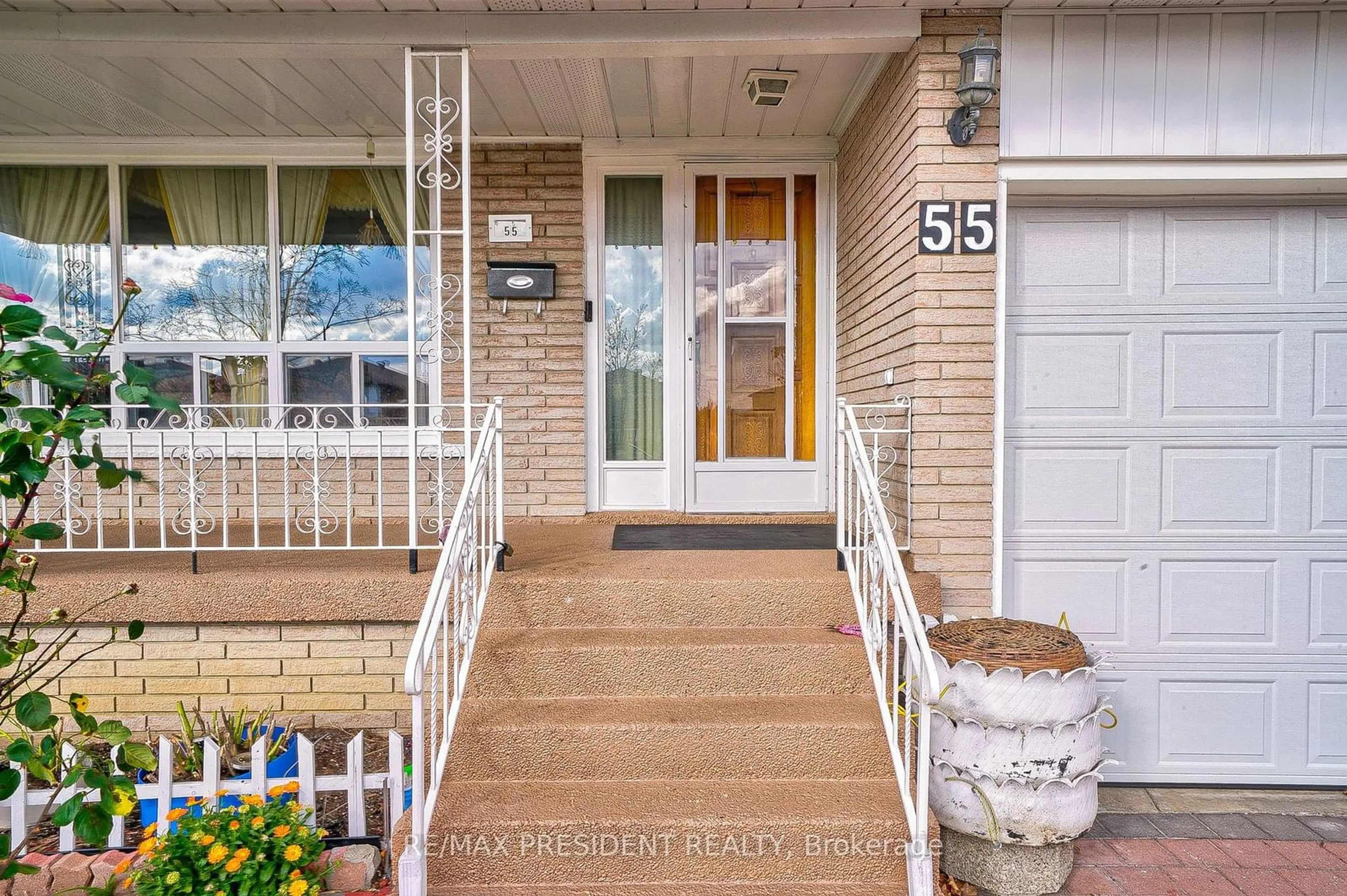 A pic from exterior of the house or condo, the street view for 55 Maryhill Dr, Toronto Ontario M9V 3C3