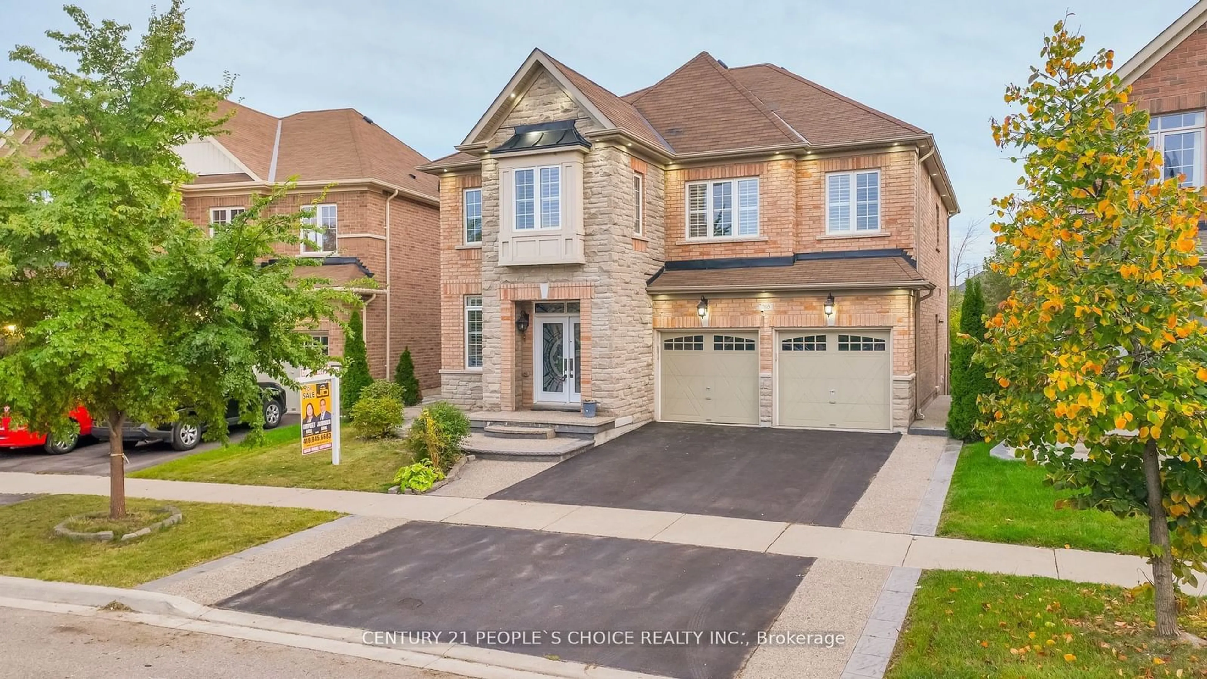 Home with brick exterior material for 203 Allegro Dr, Brampton Ontario L6Y 5Y2