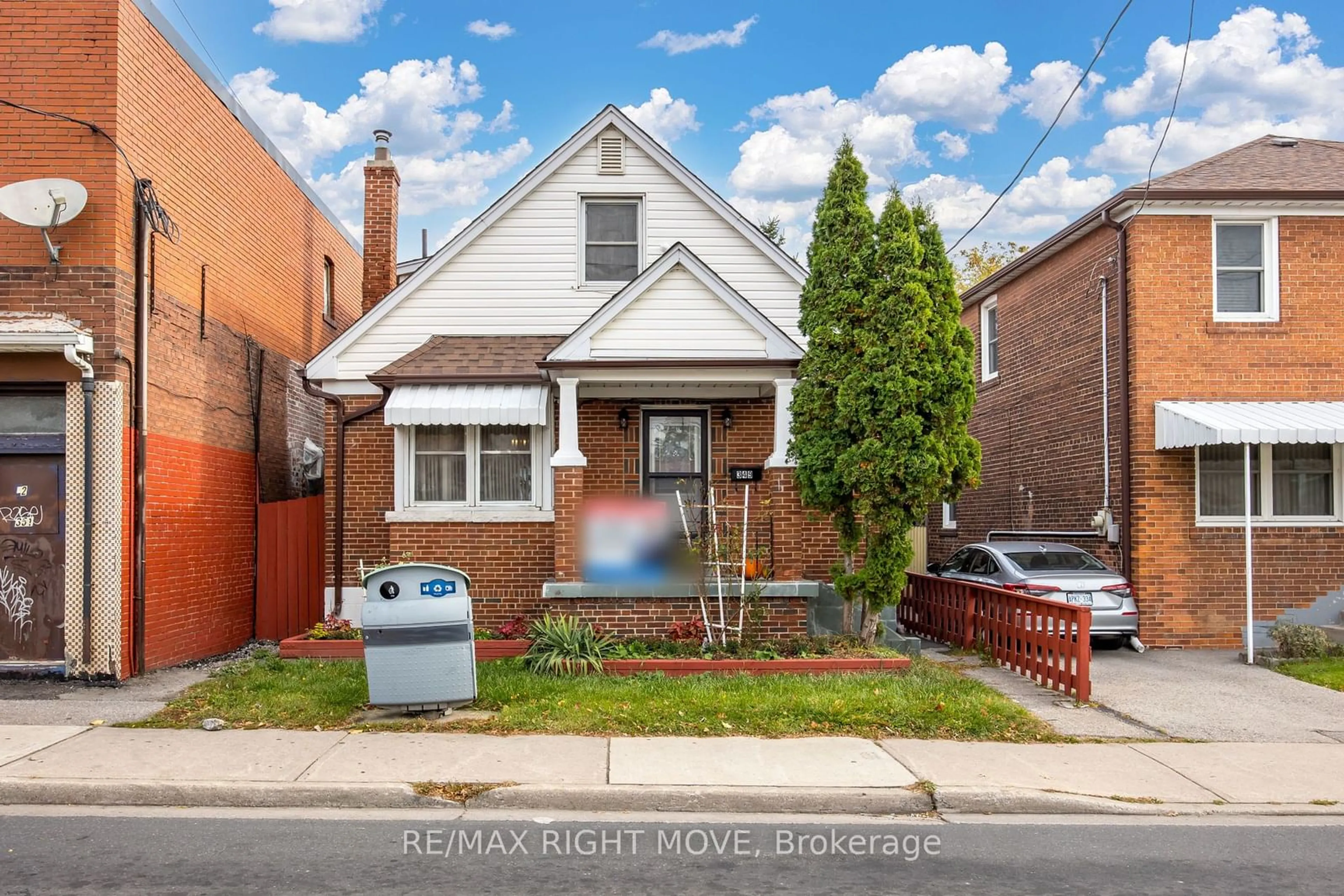 Frontside or backside of a home, the street view for 349 Kipling Ave, Toronto Ontario M8V 3K6