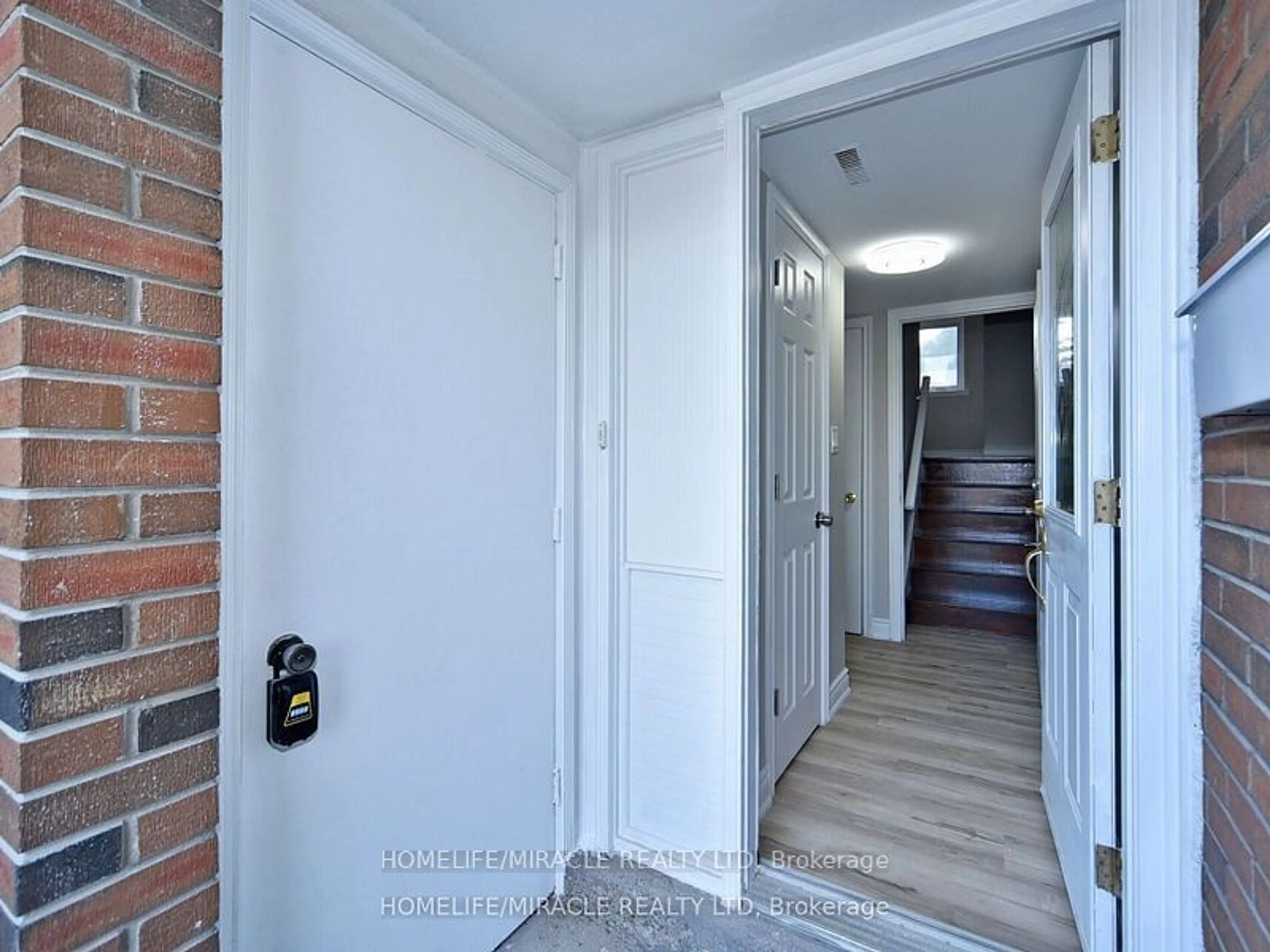 Indoor entryway, wood floors for 6429 Finch Ave #82, Toronto Ontario M9V 1T3