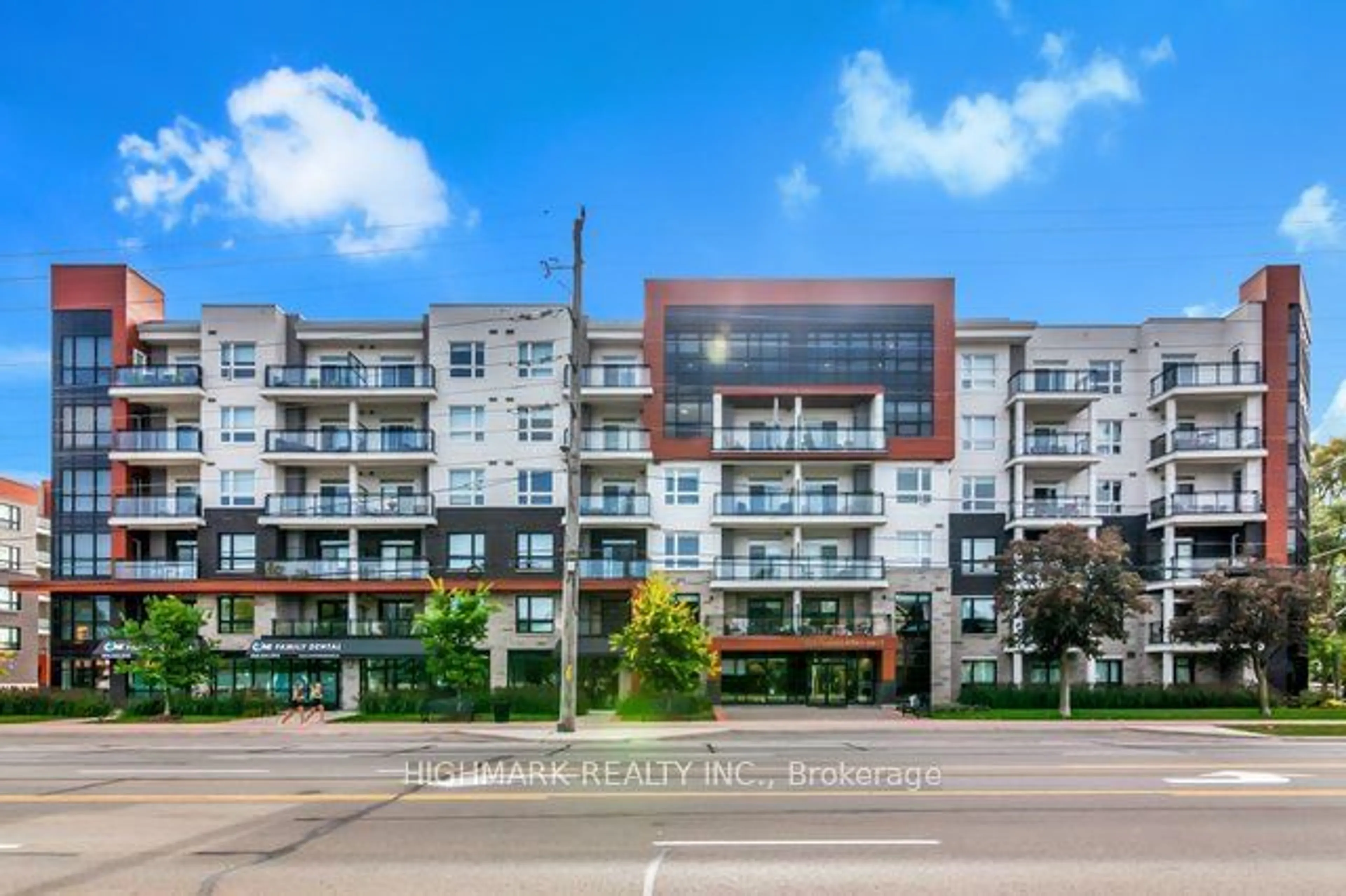 A pic from exterior of the house or condo, the front or back of building for 320 Plains Rd #308, Burlington Ontario L7T 0C1