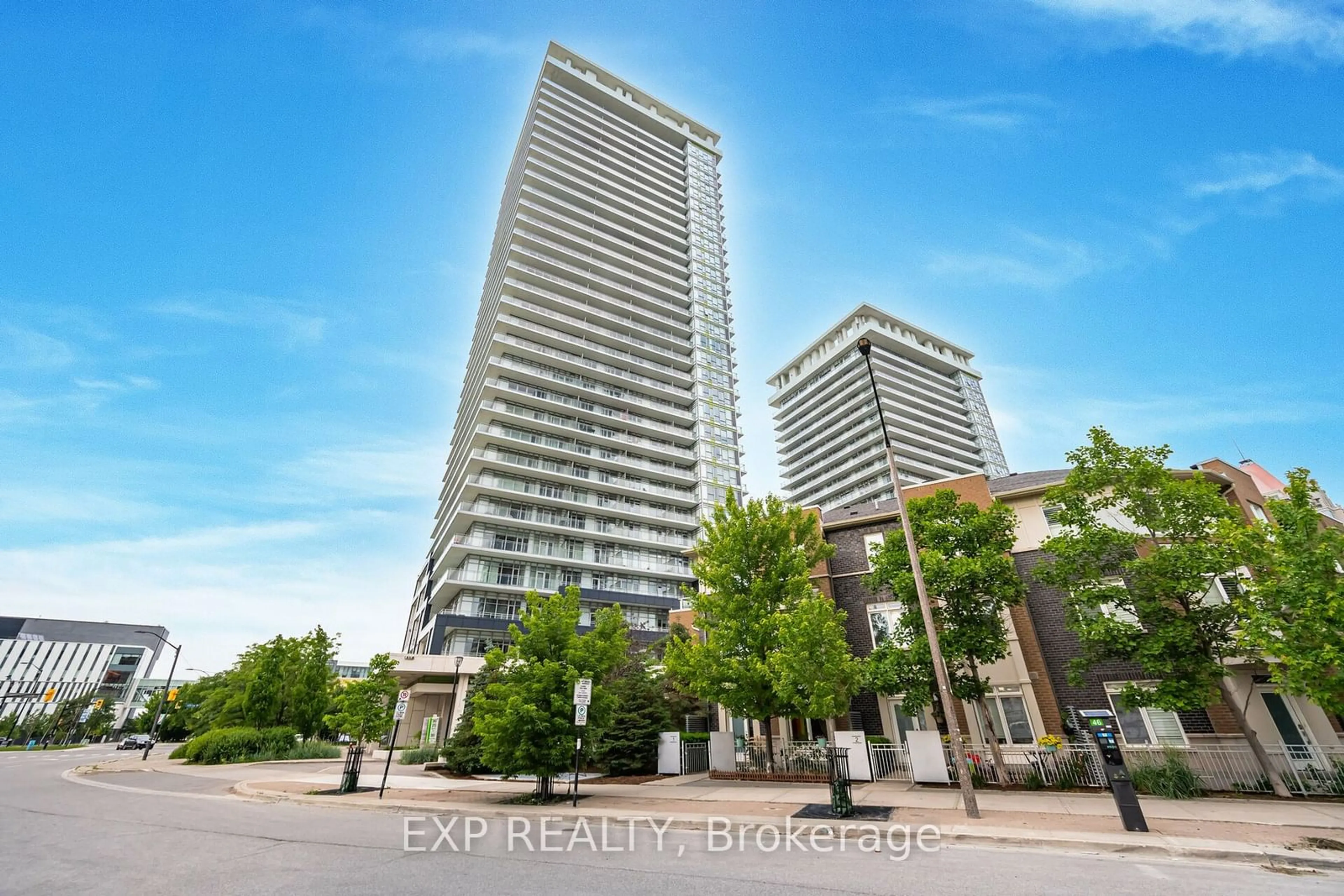 A pic from exterior of the house or condo, the street view for 360 Square One Dr #1606, Mississauga Ontario L5B 0G7