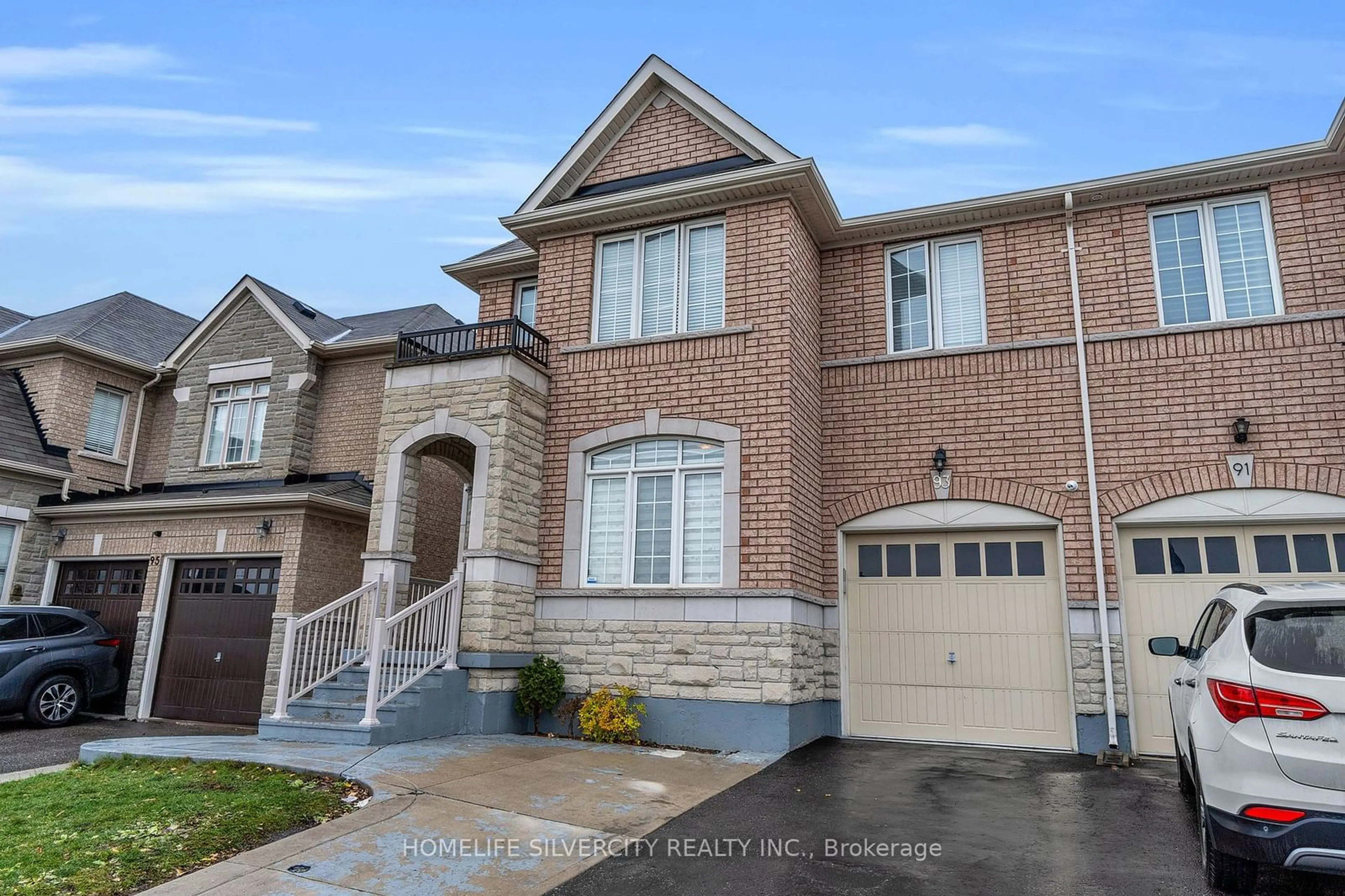 Home with brick exterior material for 93 Education Rd, Brampton Ontario L6P 3W3