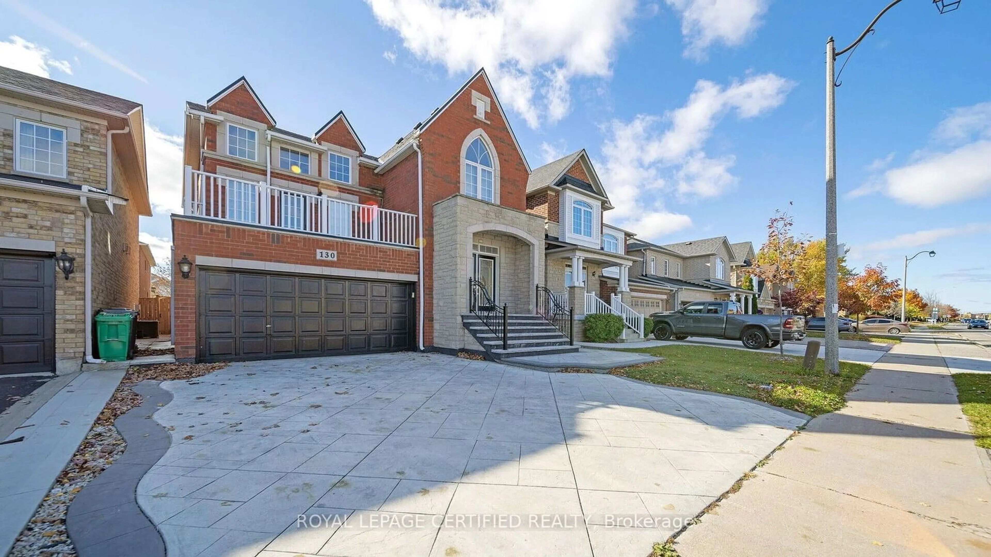 A pic from exterior of the house or condo, the street view for 130 Edenbrook Hill Dr, Brampton Ontario L7A 2R3