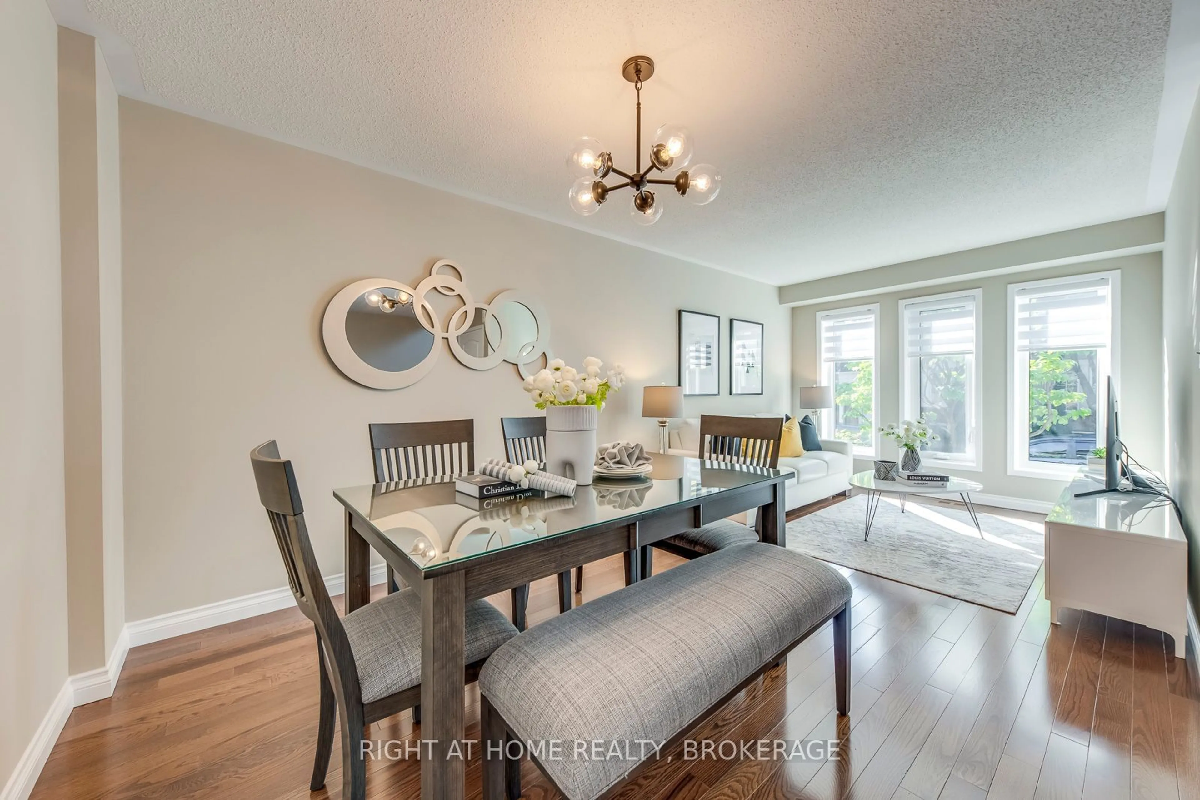 Dining room, wood floors for 136 Tarragona Blvd, Toronto Ontario M6N 5C5