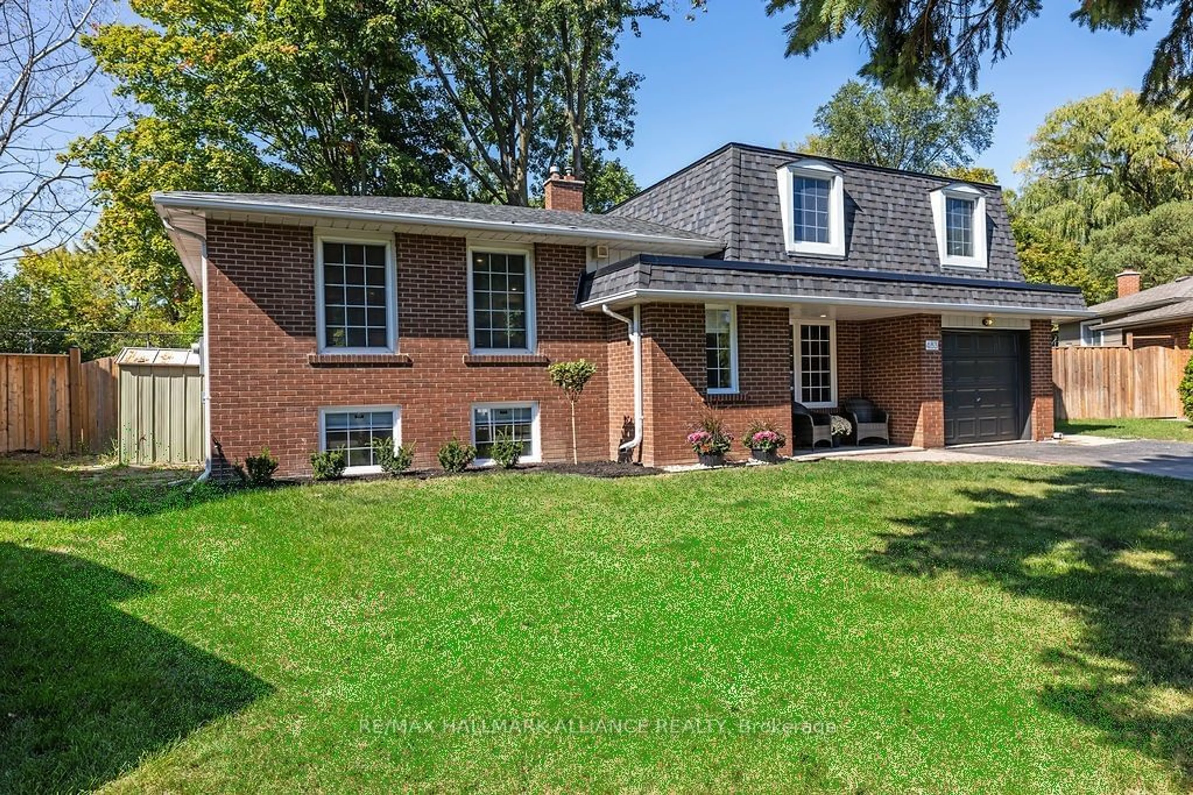 Home with brick exterior material for 483 Caesar Ave, Oakville Ontario L6J 3Z1