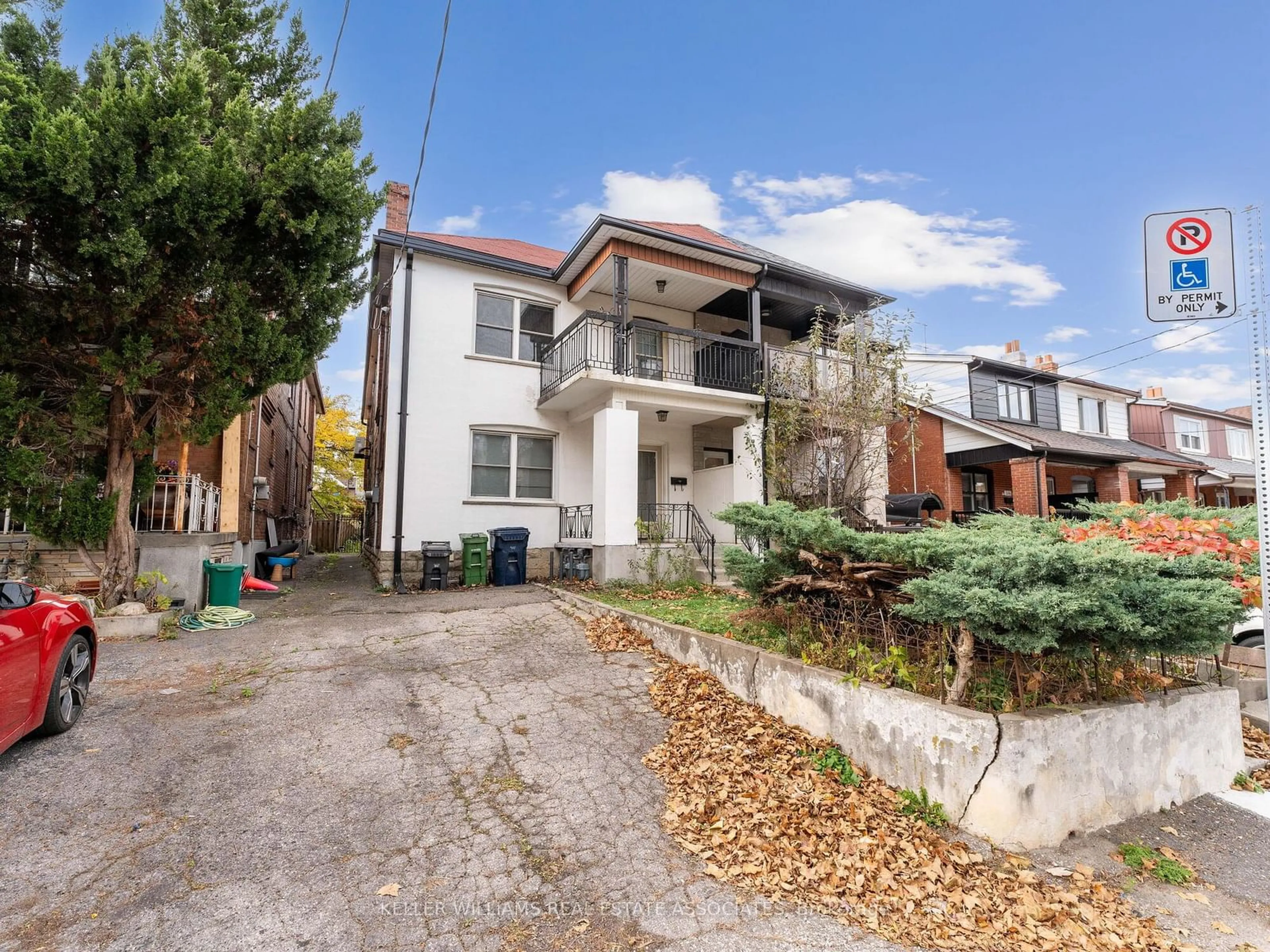 Frontside or backside of a home, the street view for 210 Westmount Ave, Toronto Ontario M6E 3M8