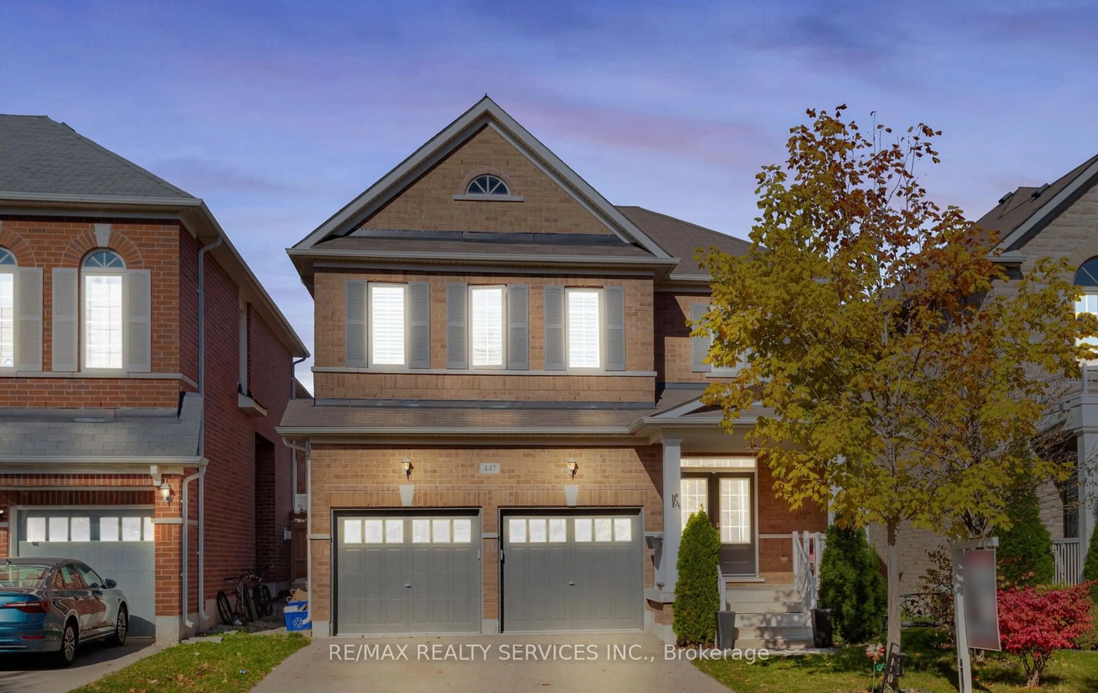 Home with brick exterior material for 447 Harkin Pl, Milton Ontario L9T 7Y1