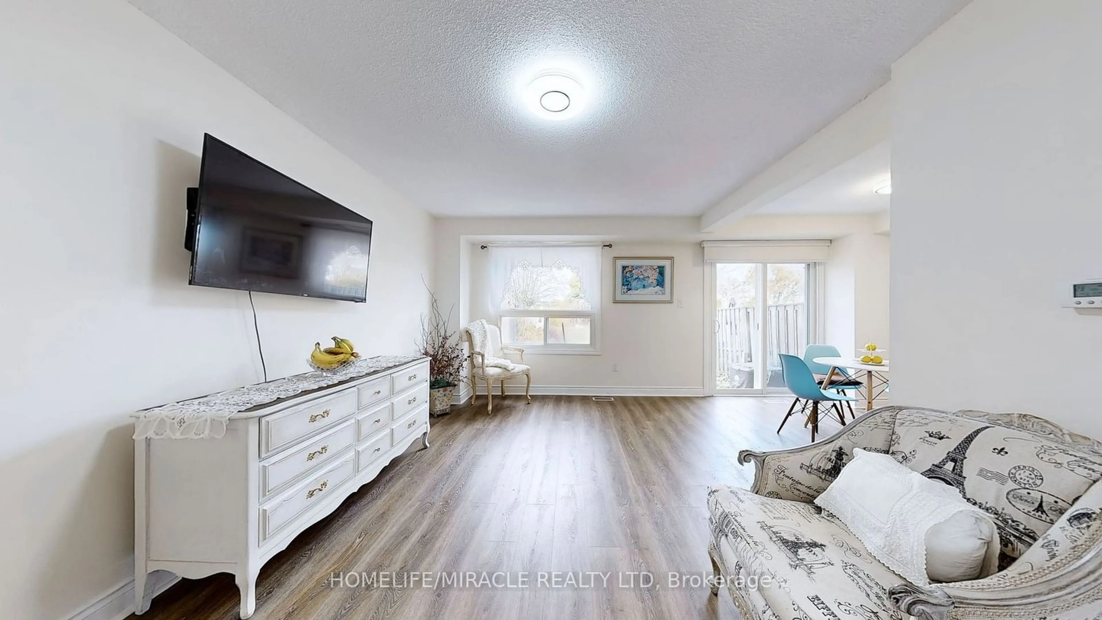 Living room, wood floors for 284 Royal Salisbury Way, Brampton Ontario L6V 3H4