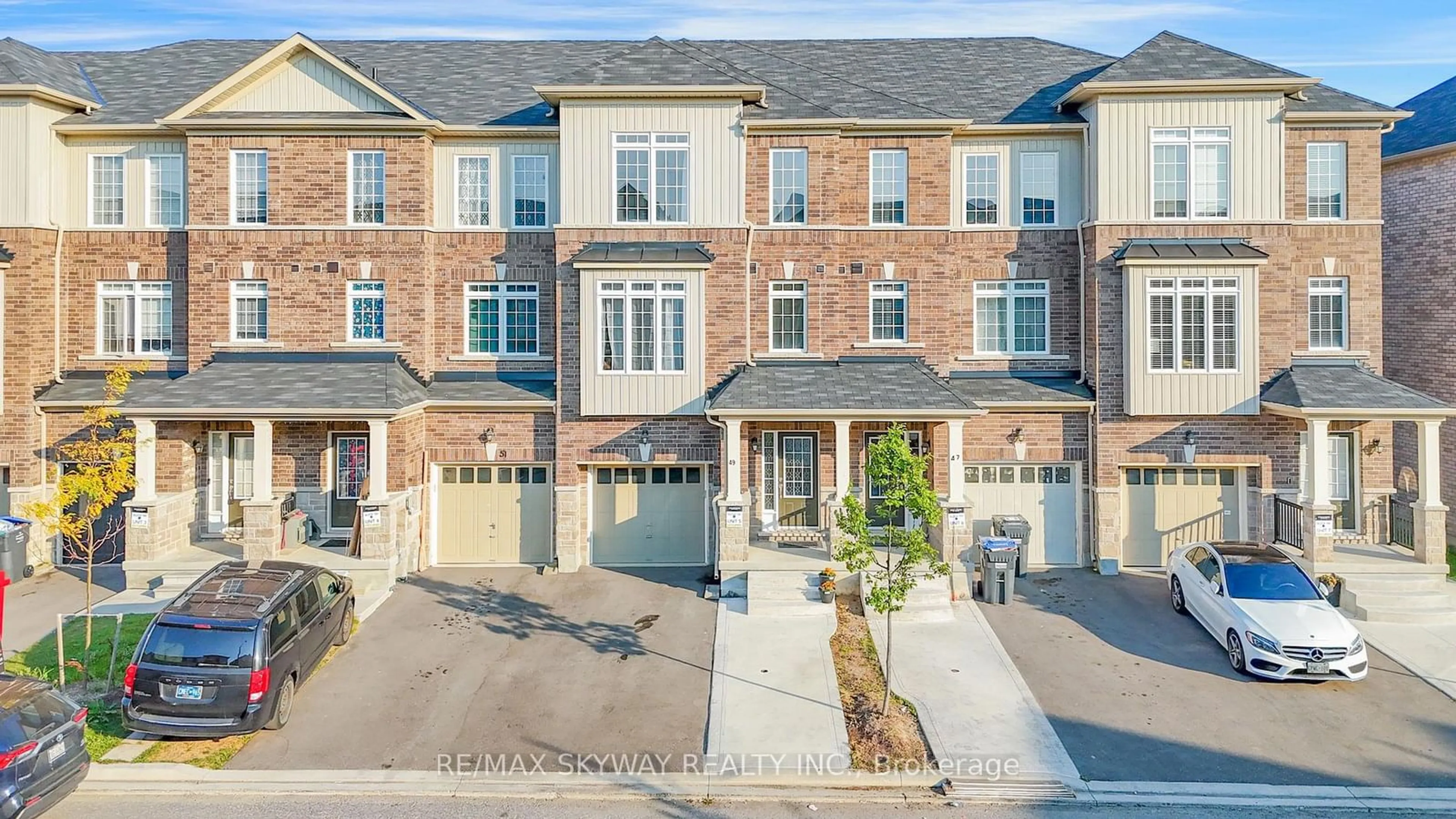 A pic from exterior of the house or condo, the street view for 49 Stewardship Rd, Brampton Ontario L7A 4E9