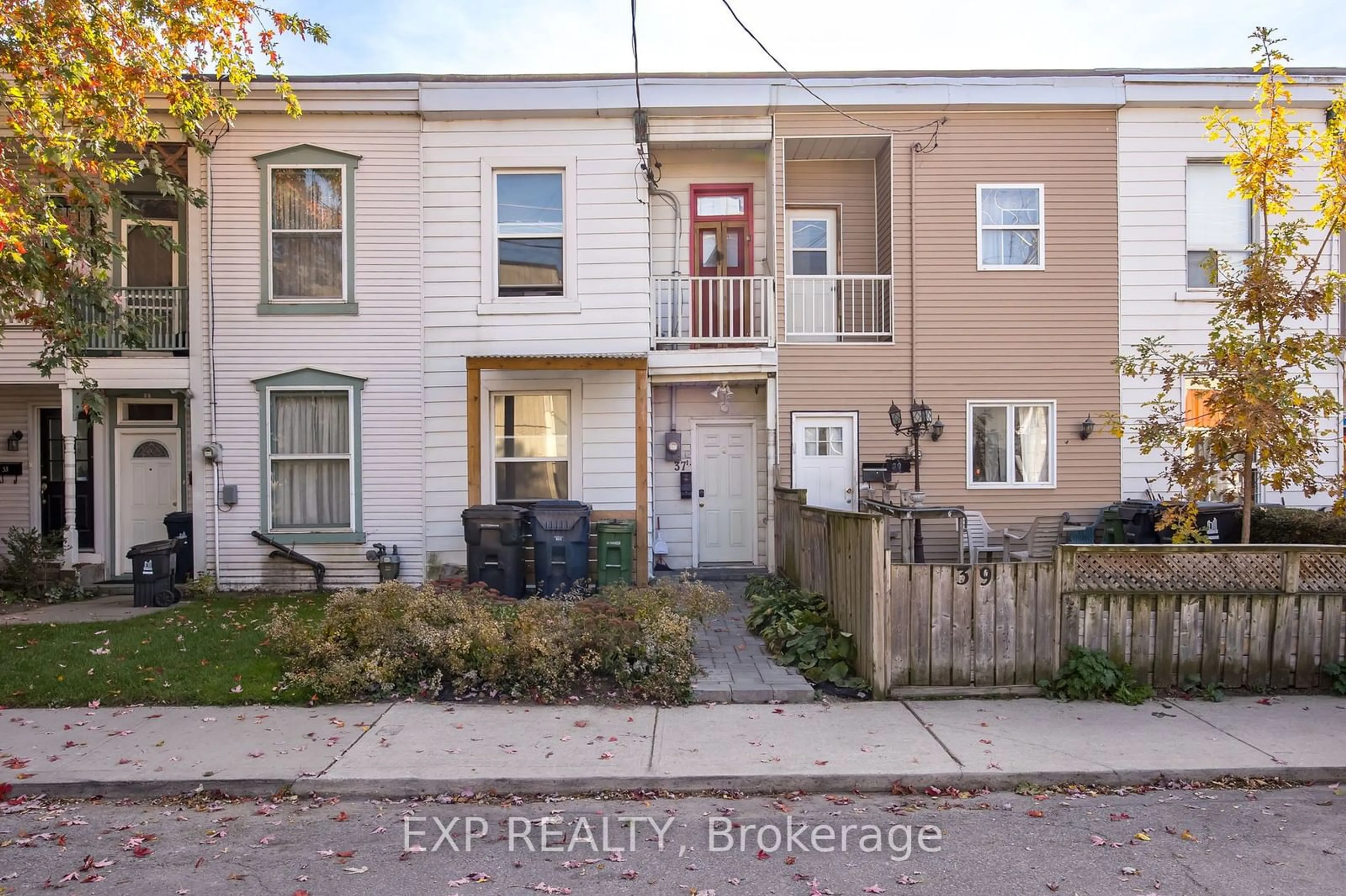 A pic from exterior of the house or condo, the street view for 37 Vine Ave, Toronto Ontario M6P 1V6