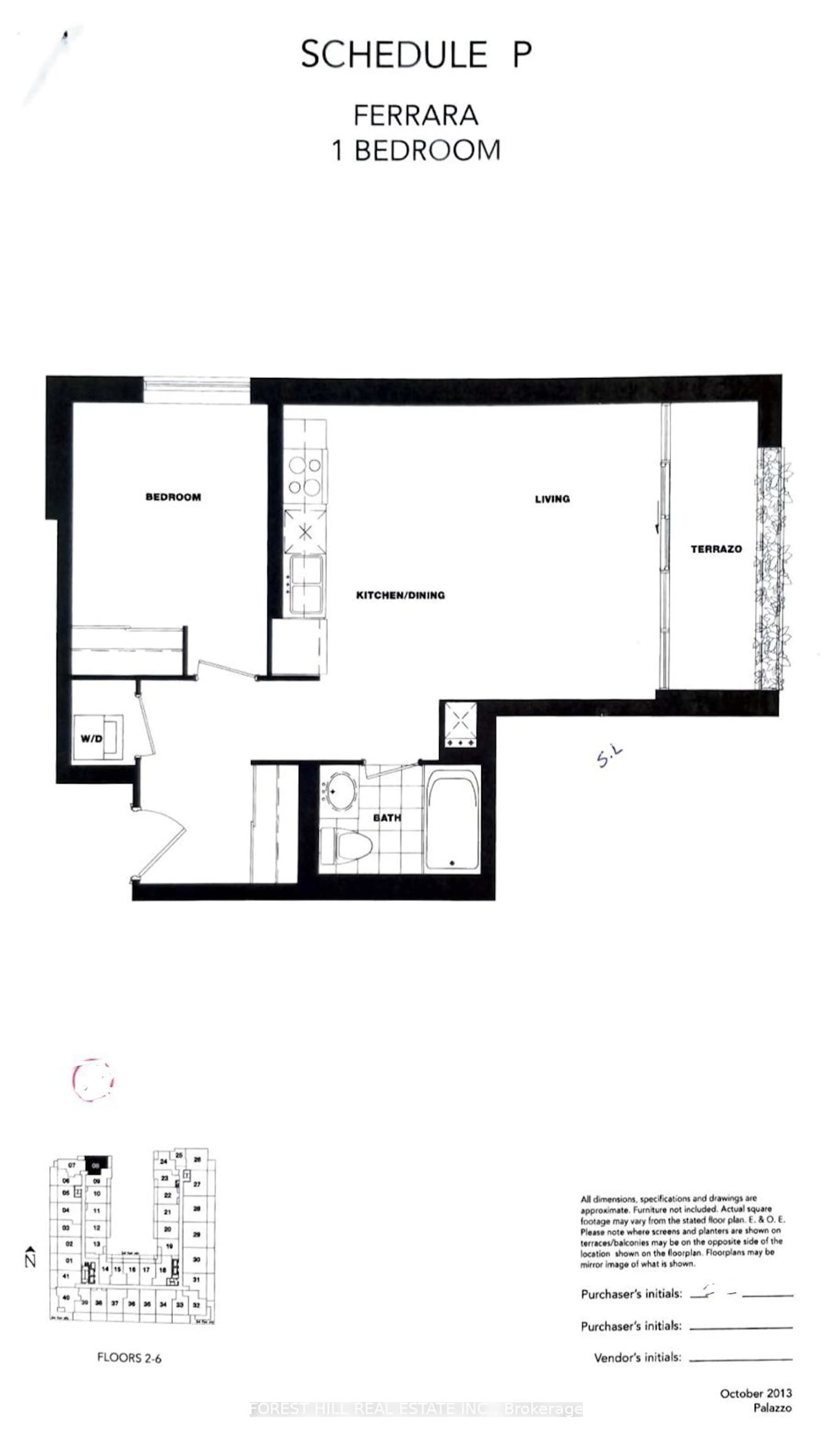 Floor plan for 3091 Dufferin St #208, Toronto Ontario M6A 0C4