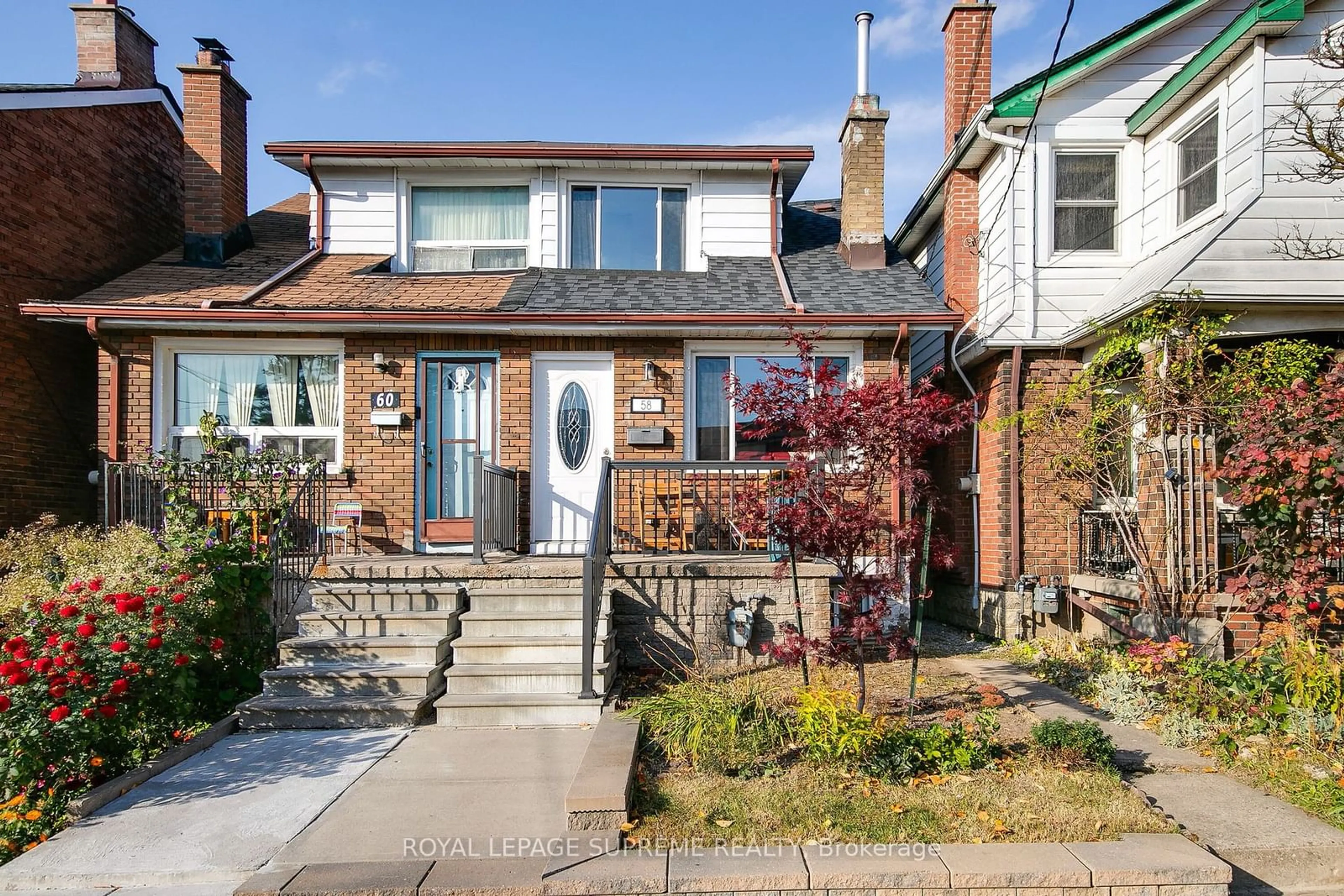 Frontside or backside of a home, cottage for 58 Rowntree Ave, Toronto Ontario M6N 1R7