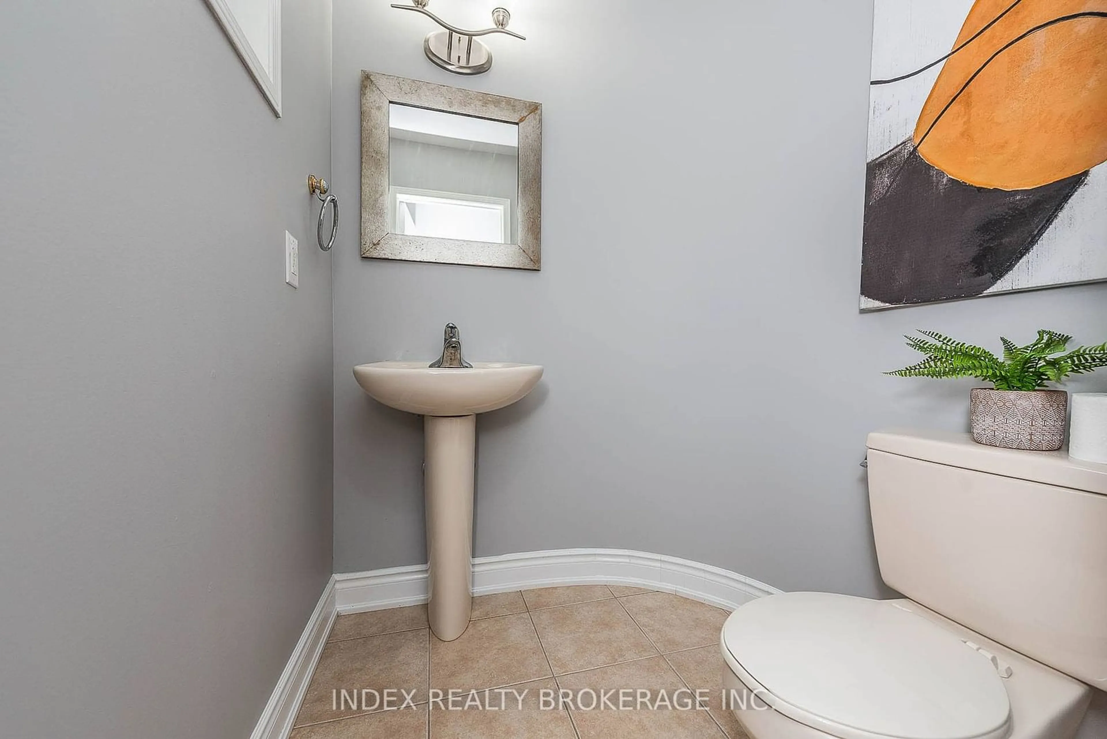 Bathroom, wood floors for 44 Silver Egret Rd, Brampton Ontario L7A 3P6