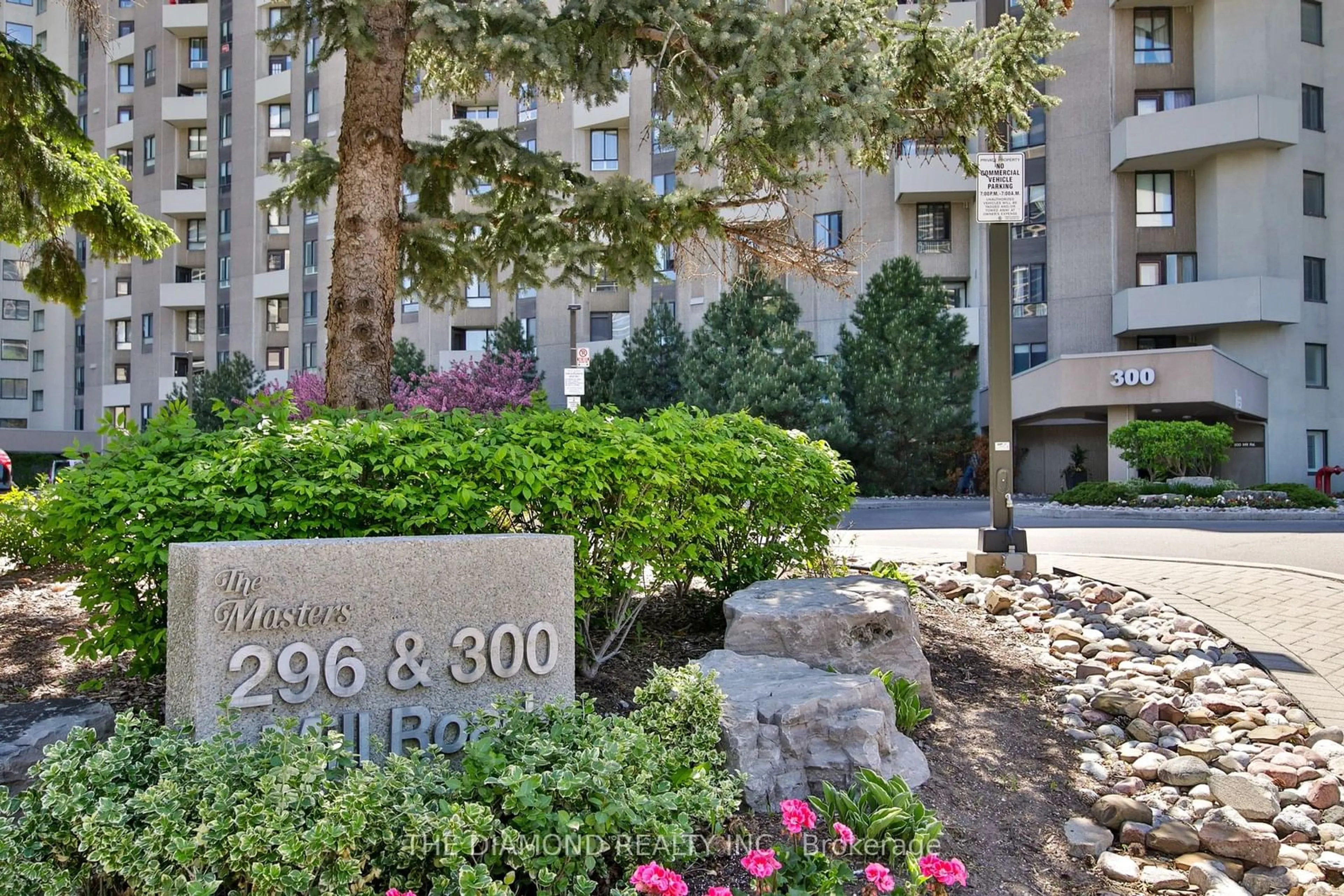 A pic from exterior of the house or condo, the street view for 300 Mill Rd #A31, Toronto Ontario M9C 4W7