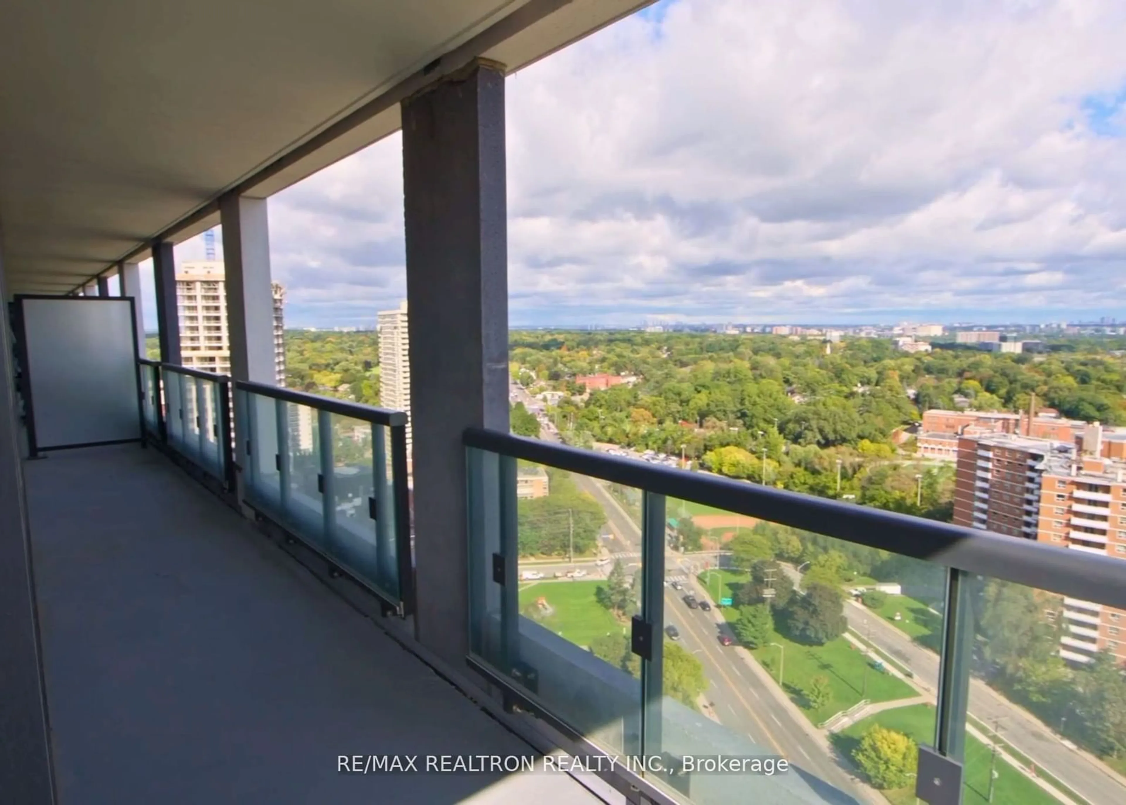 Balcony in the apartment, the view of lake or river for 5 Mabelle Ave #2328, Toronto Ontario M9A 0C8