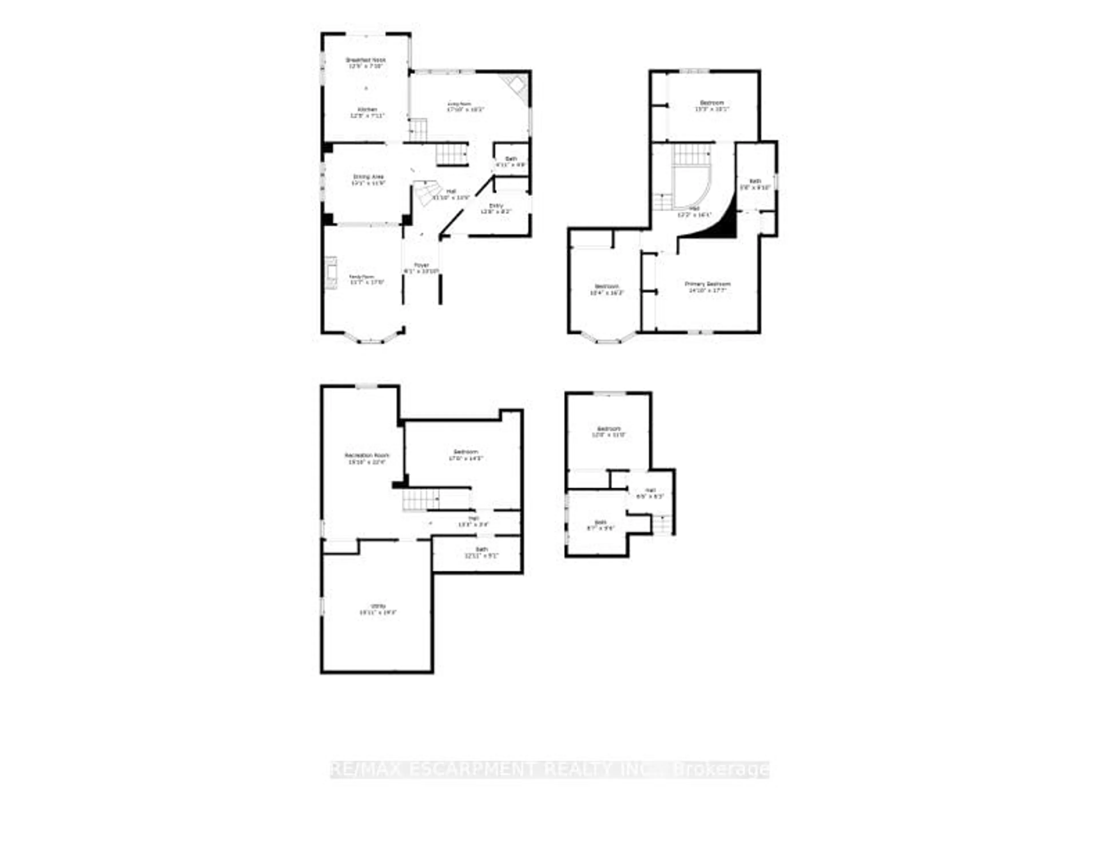 Floor plan for 2079 Hunters Wood Dr, Burlington Ontario L7M 2T1