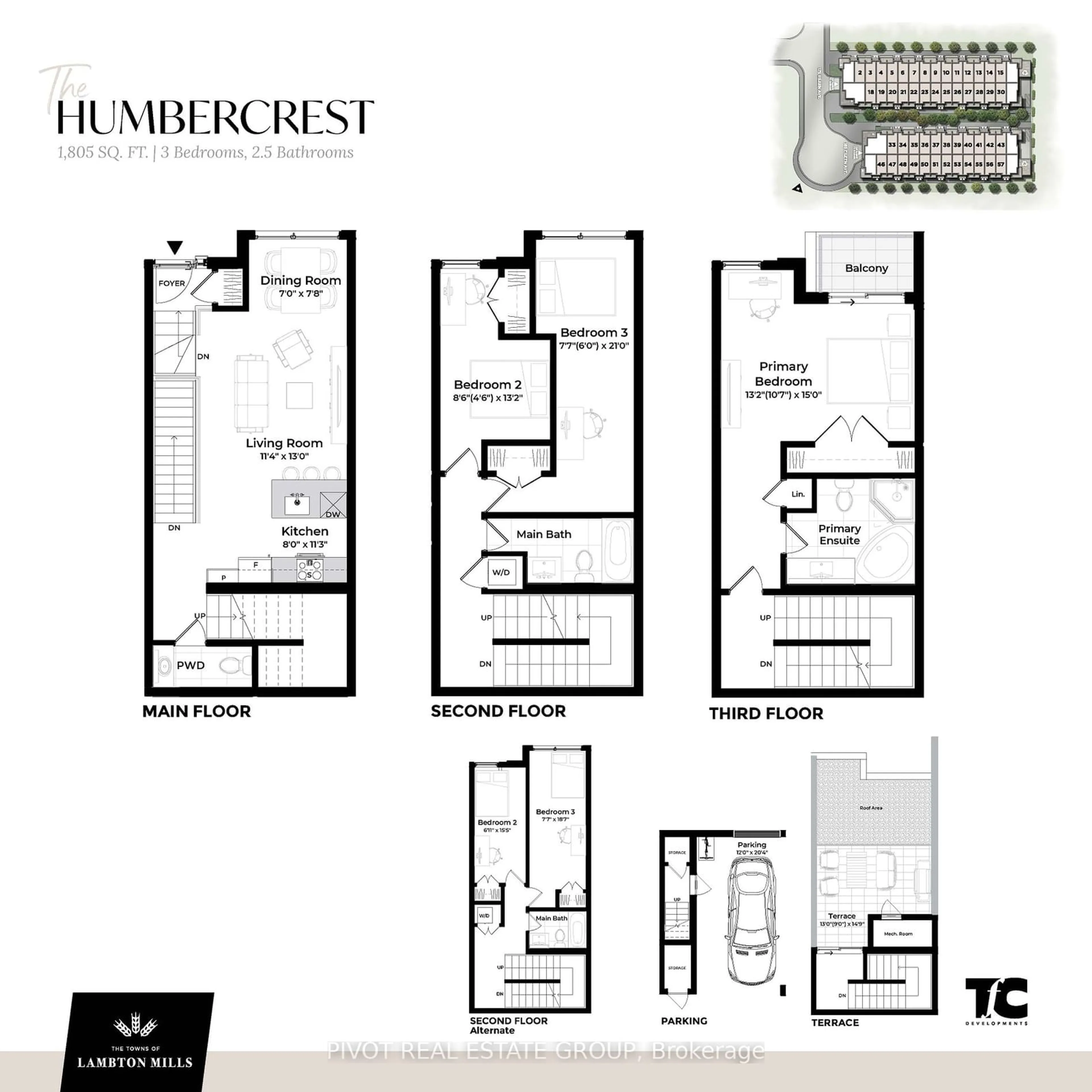 Floor plan for 185 Eileen Ave #Lot 52, Toronto Ontario M6N 1W3