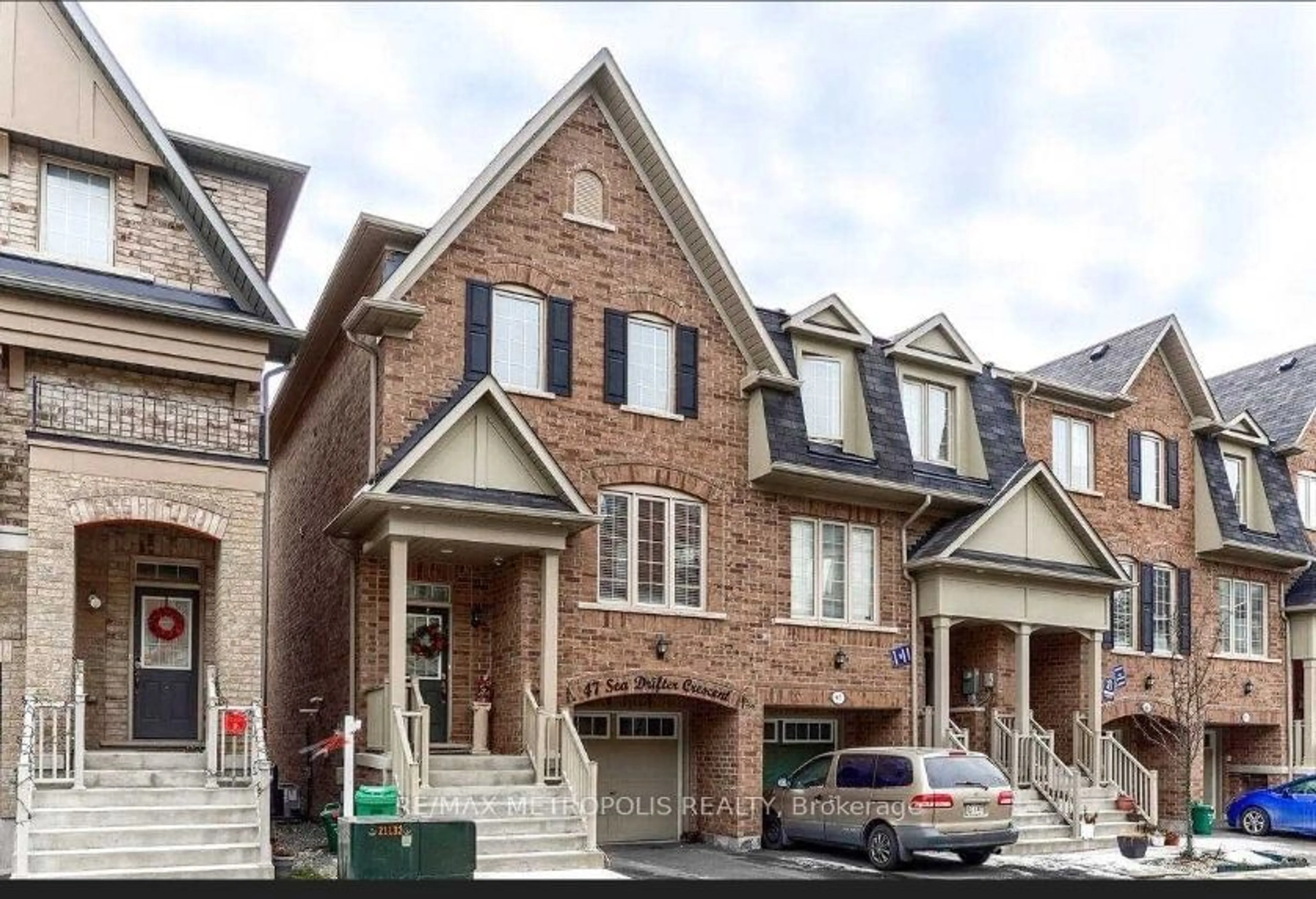 Home with brick exterior material for 47 Sea Drifter Cres, Brampton Ontario L6P 4B1