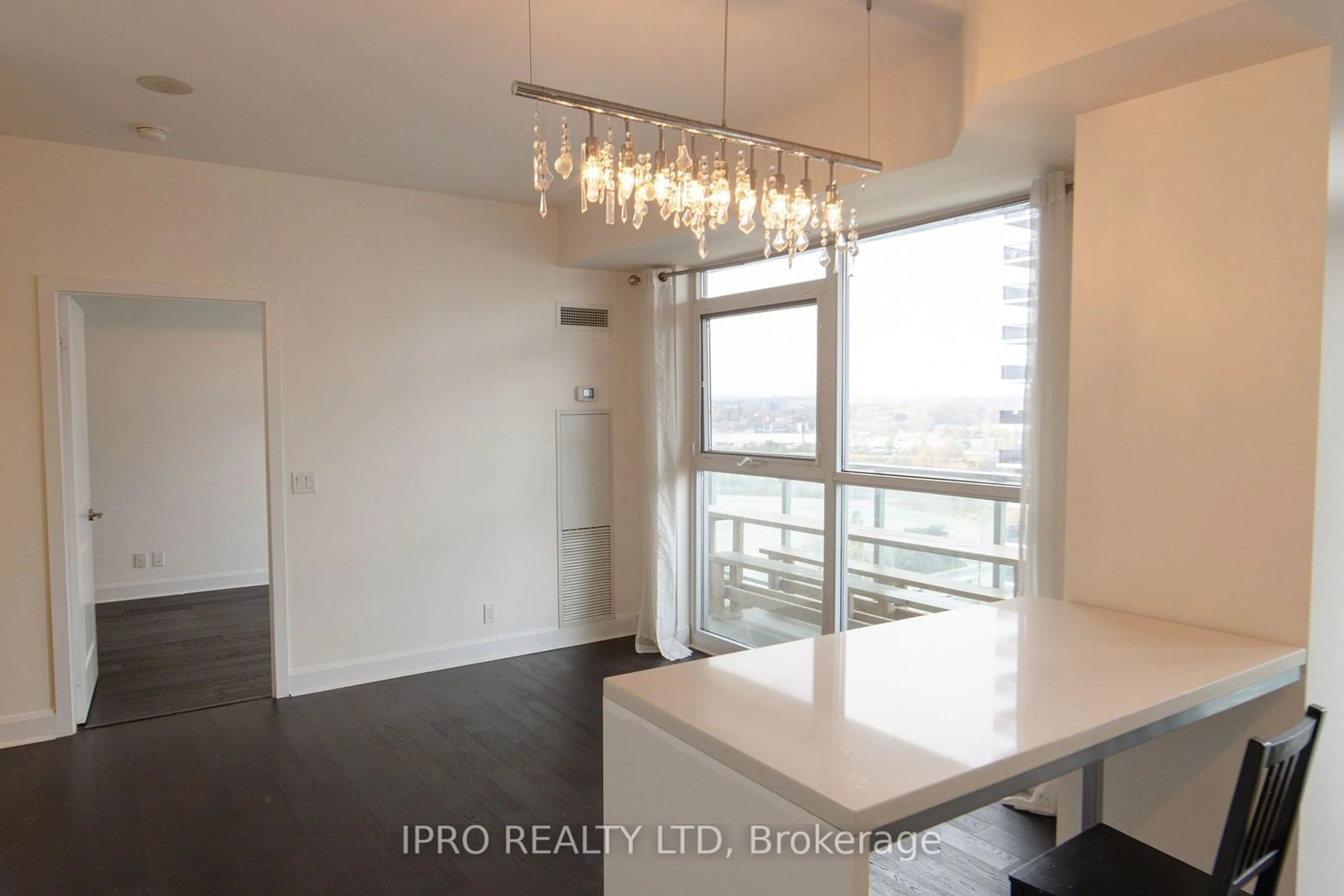 Dining room, wood floors for 33 Shore Breeze Dr #1208, Toronto Ontario M8V 0G1